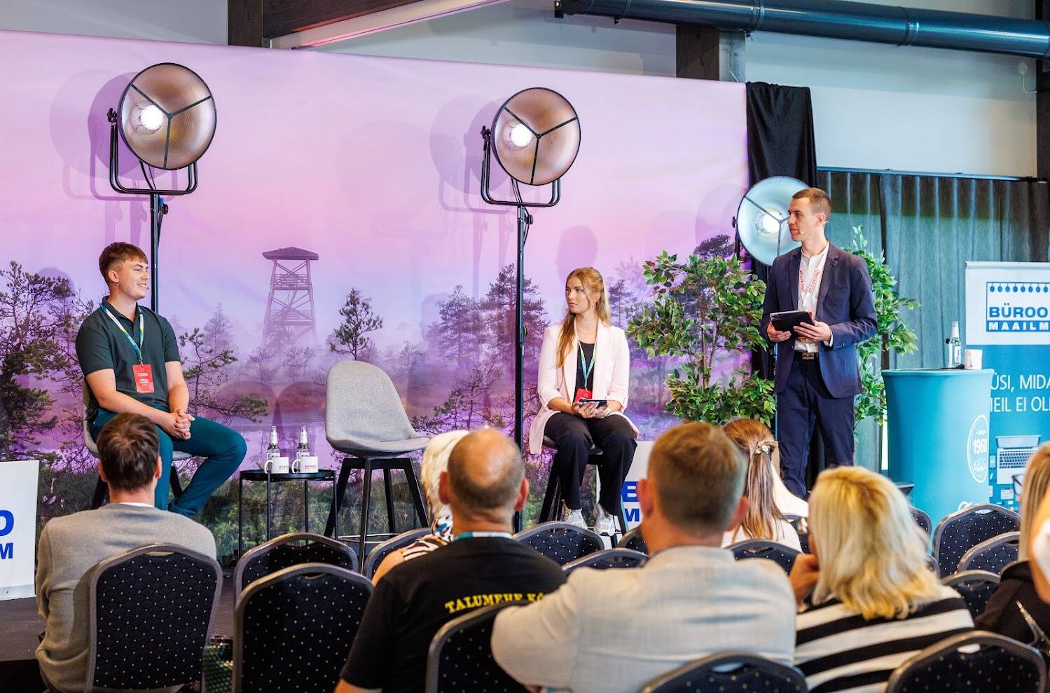 Pildil paremalt Kristjan Raudsepp, Marianne Pindmaa, Juhan Lang.