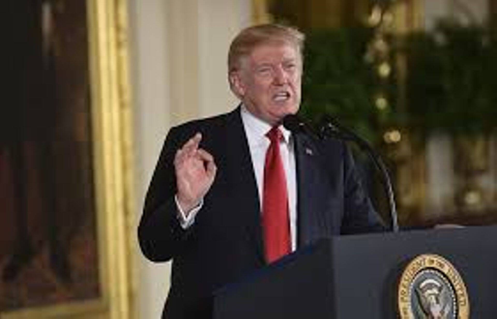 Американский лидер Дональд Трамп