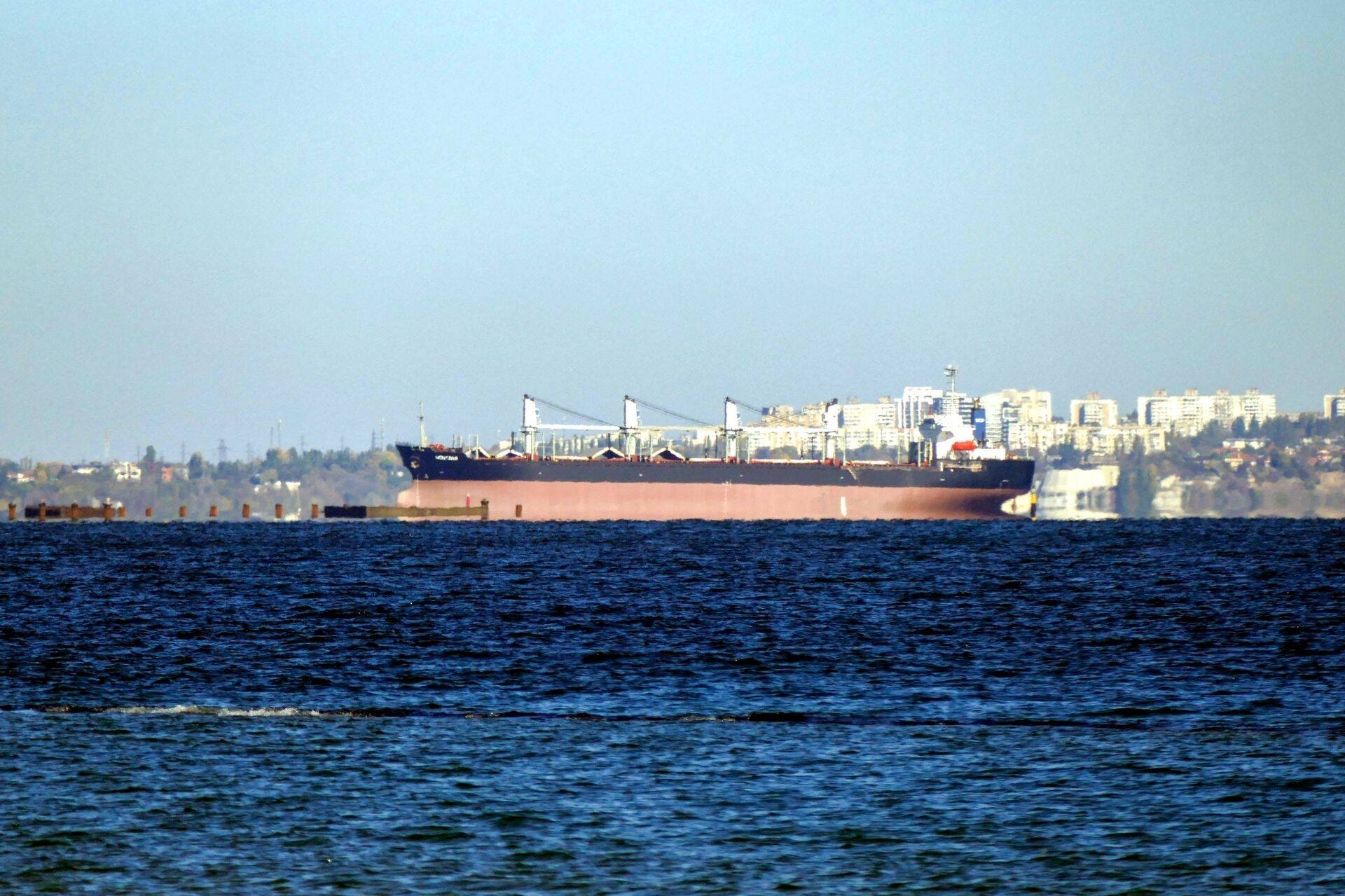 Балкер, прибывший в порт Одессы в рамках зернового соглашения.