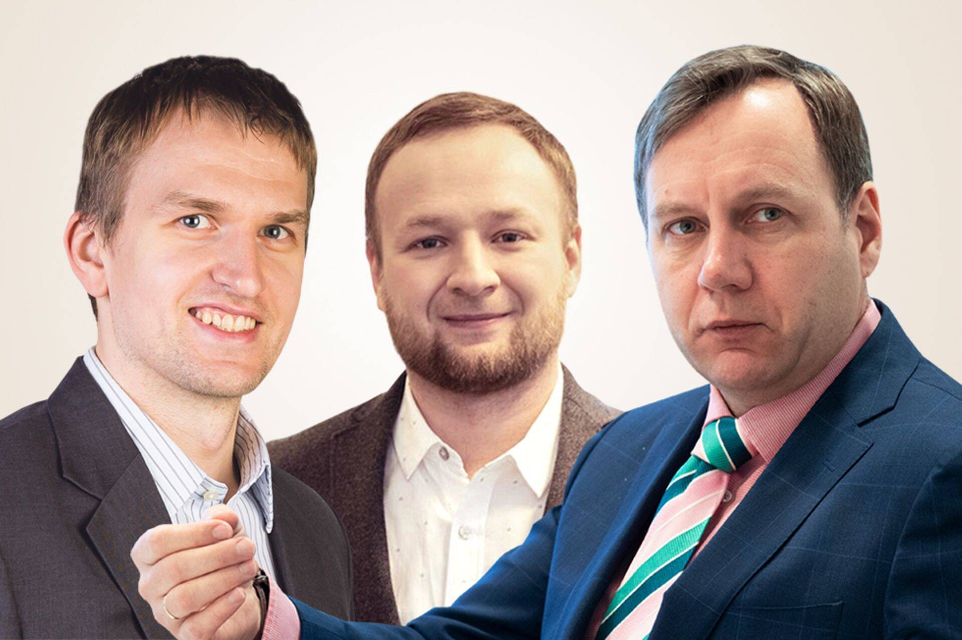 Tõnn Talpsepp, Anton Skvortsov ja Tõnu Palm