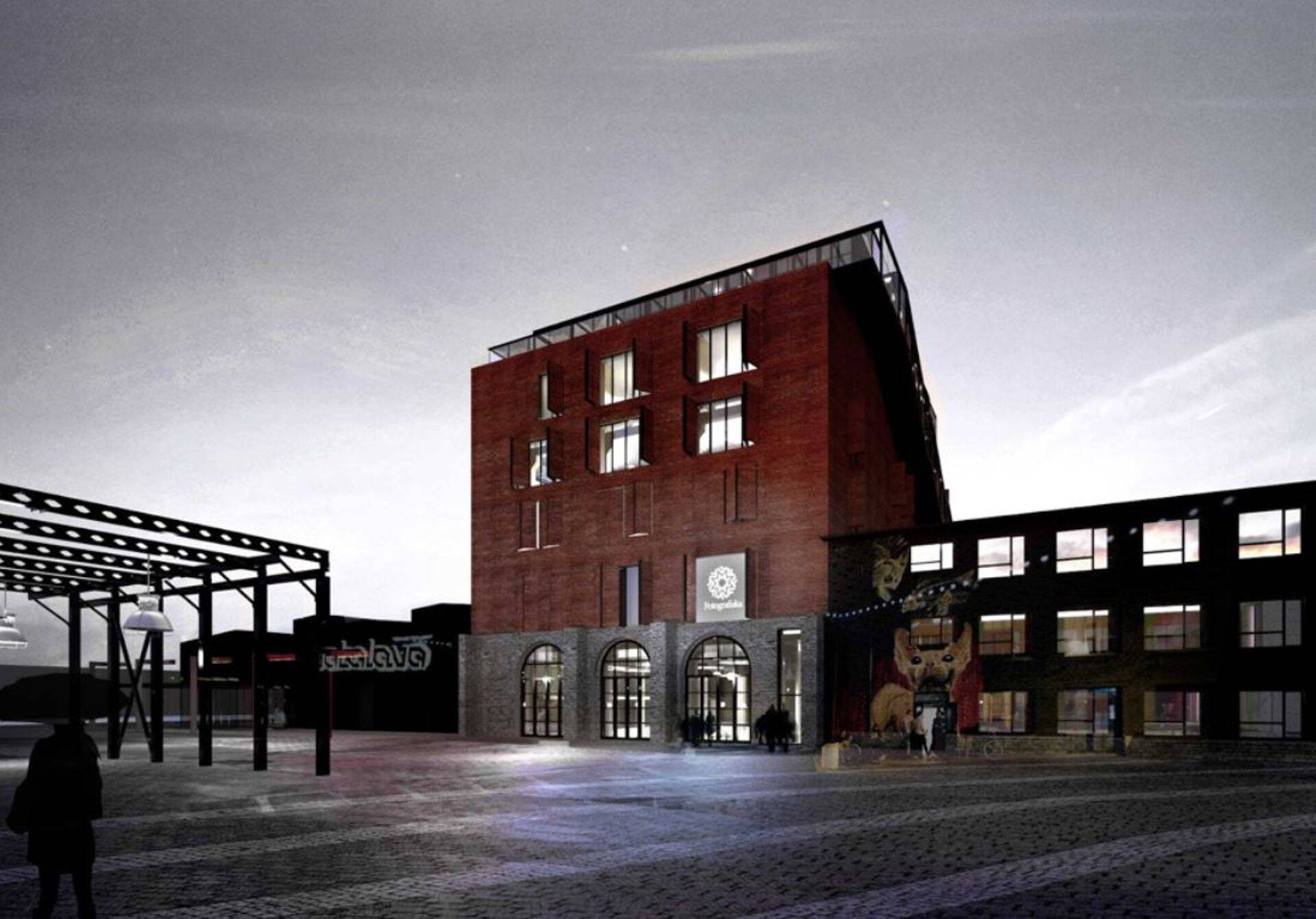Punane Maja asub Telliskivi loomelinnakus ning on enim tuntud Fotografiska fotokunstikeskuse ja restorani asukohaga, kuid selle kõrgematel korrustel paiknevad ka bürood.