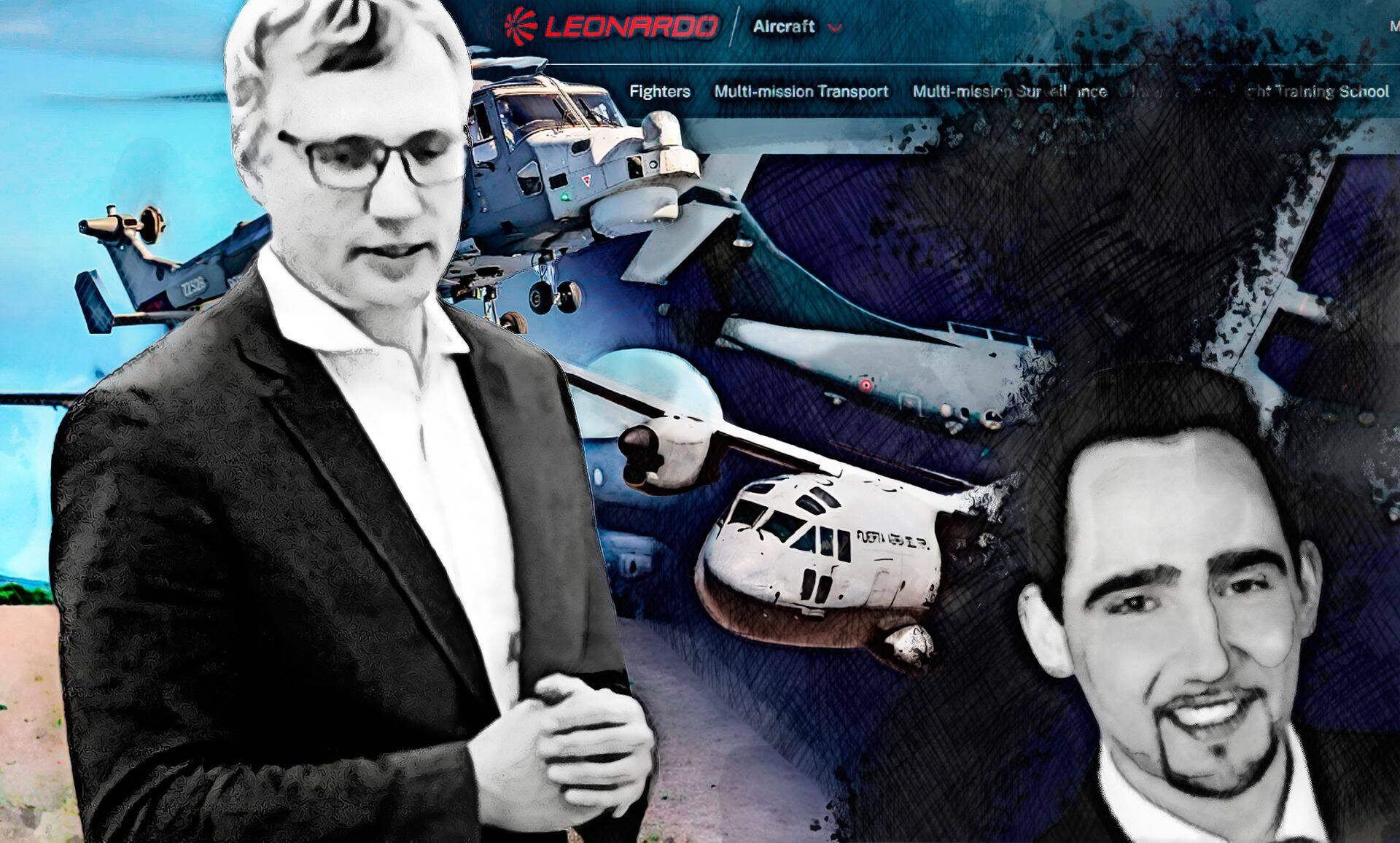 Relvaärimees Ants Põldsam (vasakul) ajas äri sakslase Haiko Dehneniga (paremal). Kui Dehneni tööandja, militaarfirma Leonardo sai teada, et Dehnen kõrvaläri teeb, andis ta sakslasele kinga.