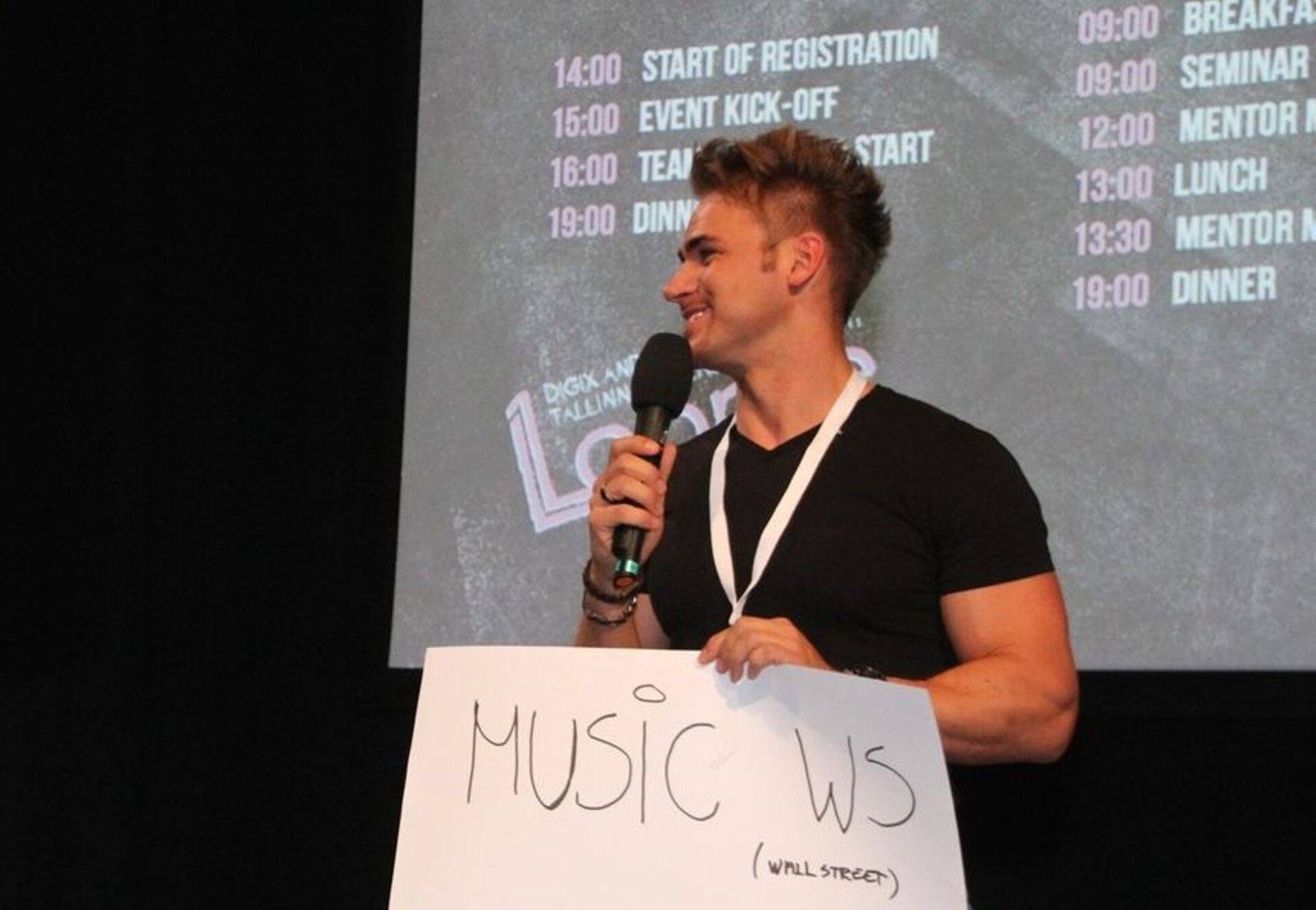 Ajujahi konkursil TOP 30 meeskonna hulka pääsenud, varasemalt Loomehäki võitnud Music Wall Street esindaja Uku Suviste.