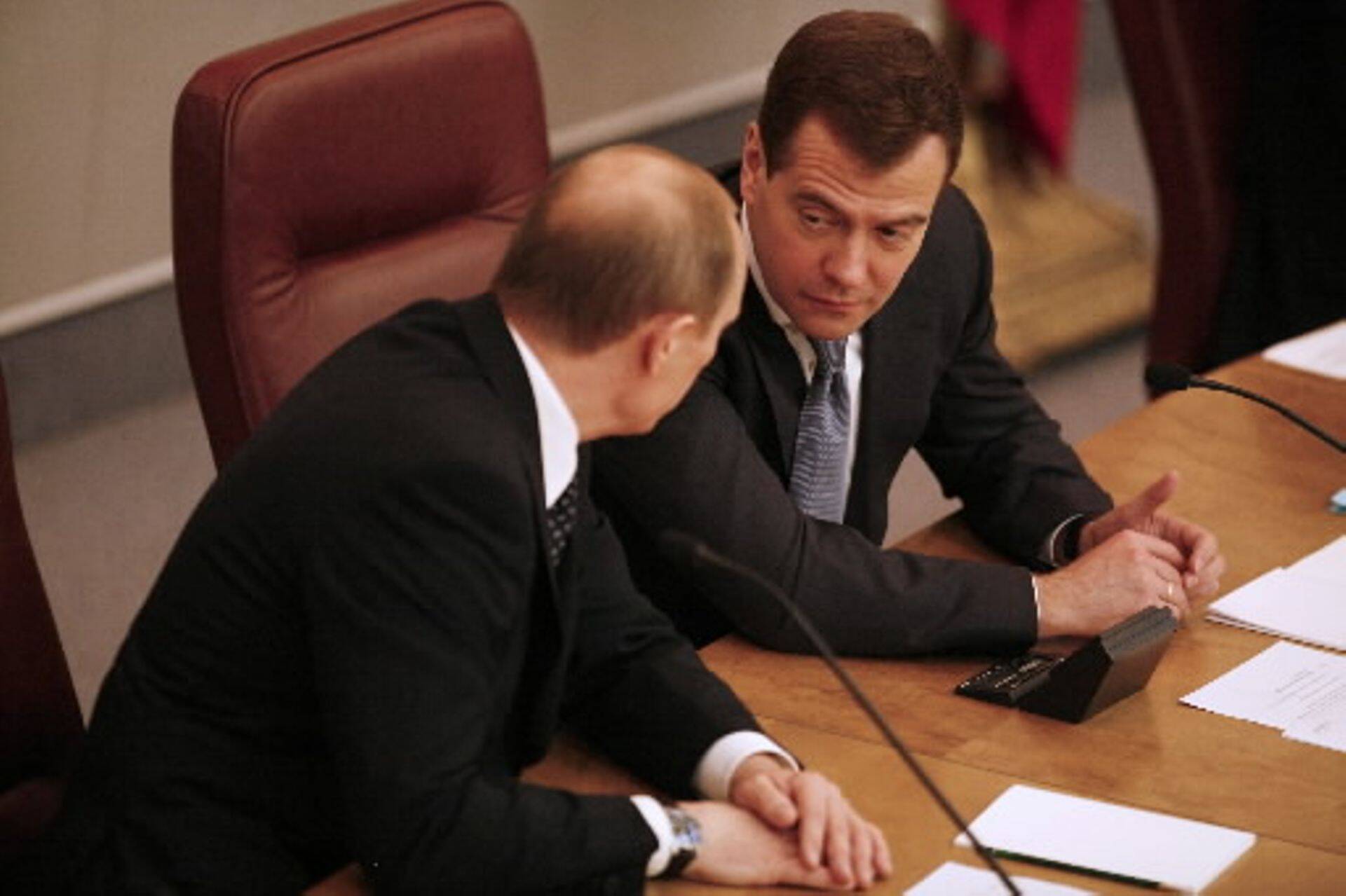 Venemaa president Vladimir Putin ja peaminister Dmitri Medvedev.