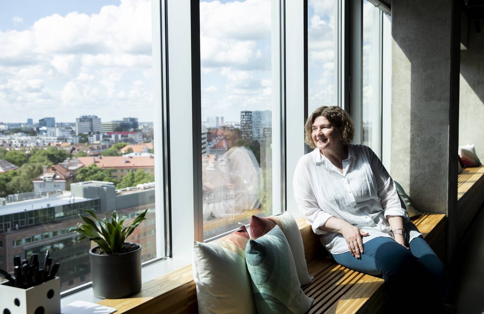 LHV investorkogukonna juht Nelli Janson jagab soovitusi, mida teha, et saada üle hirmust, et raha saab otsa enne kui elu. Foto: Liis Treimann