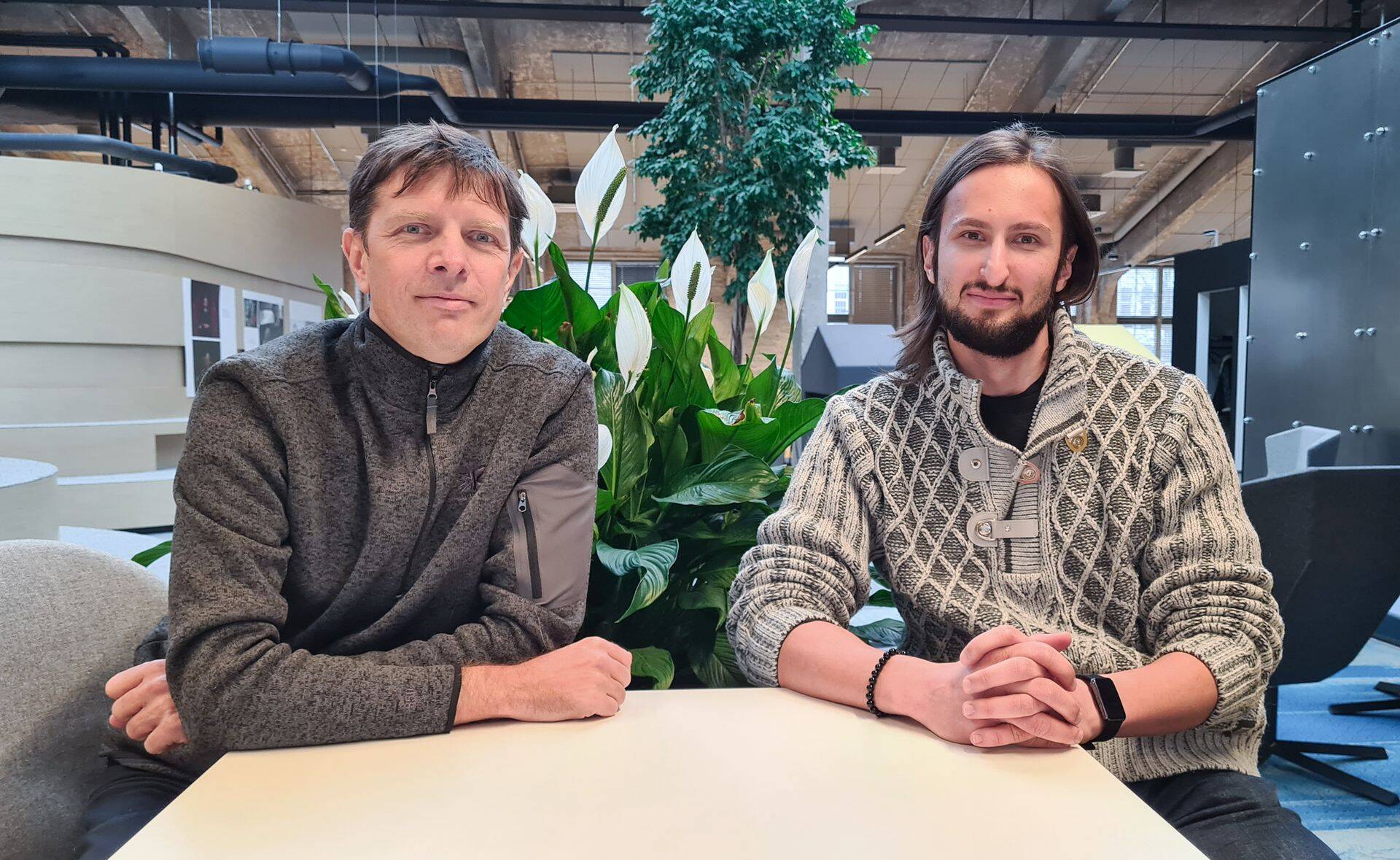 Saatejuht Priit Kallas ja reklaamiagentuuri Kriit projektijuht Konstantin Burõi.