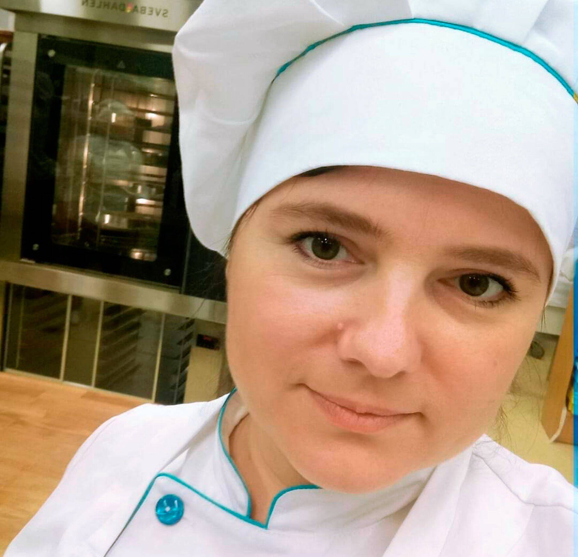 Оксана Угринчук на кухне