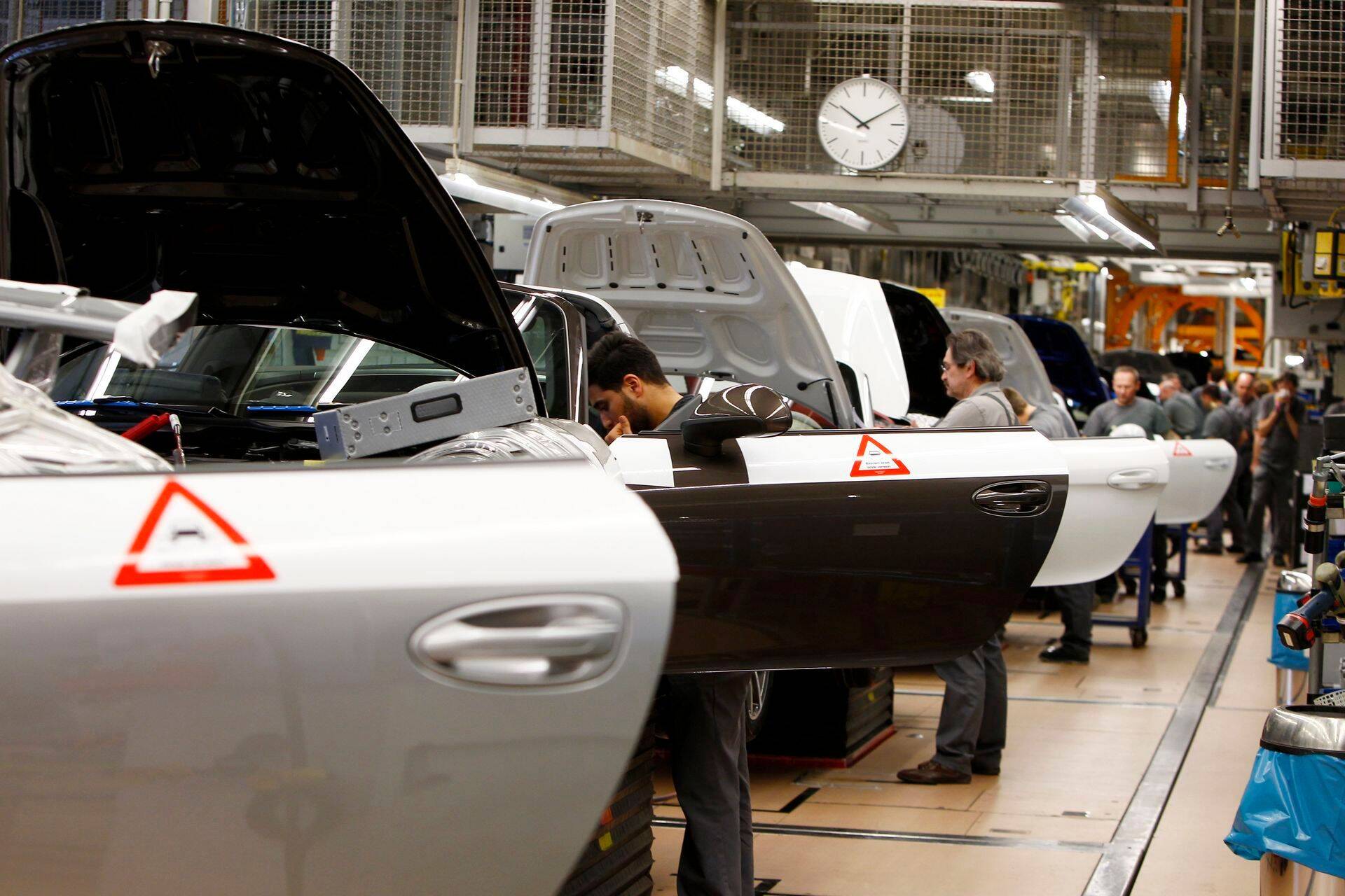 Porsche tehas Stuttgartis Saksamaal