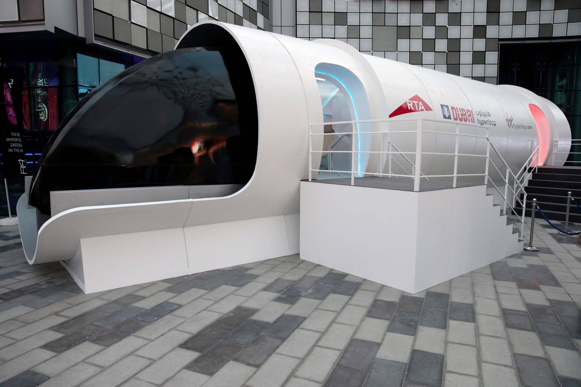 Dubai Hyperloopi mudel.