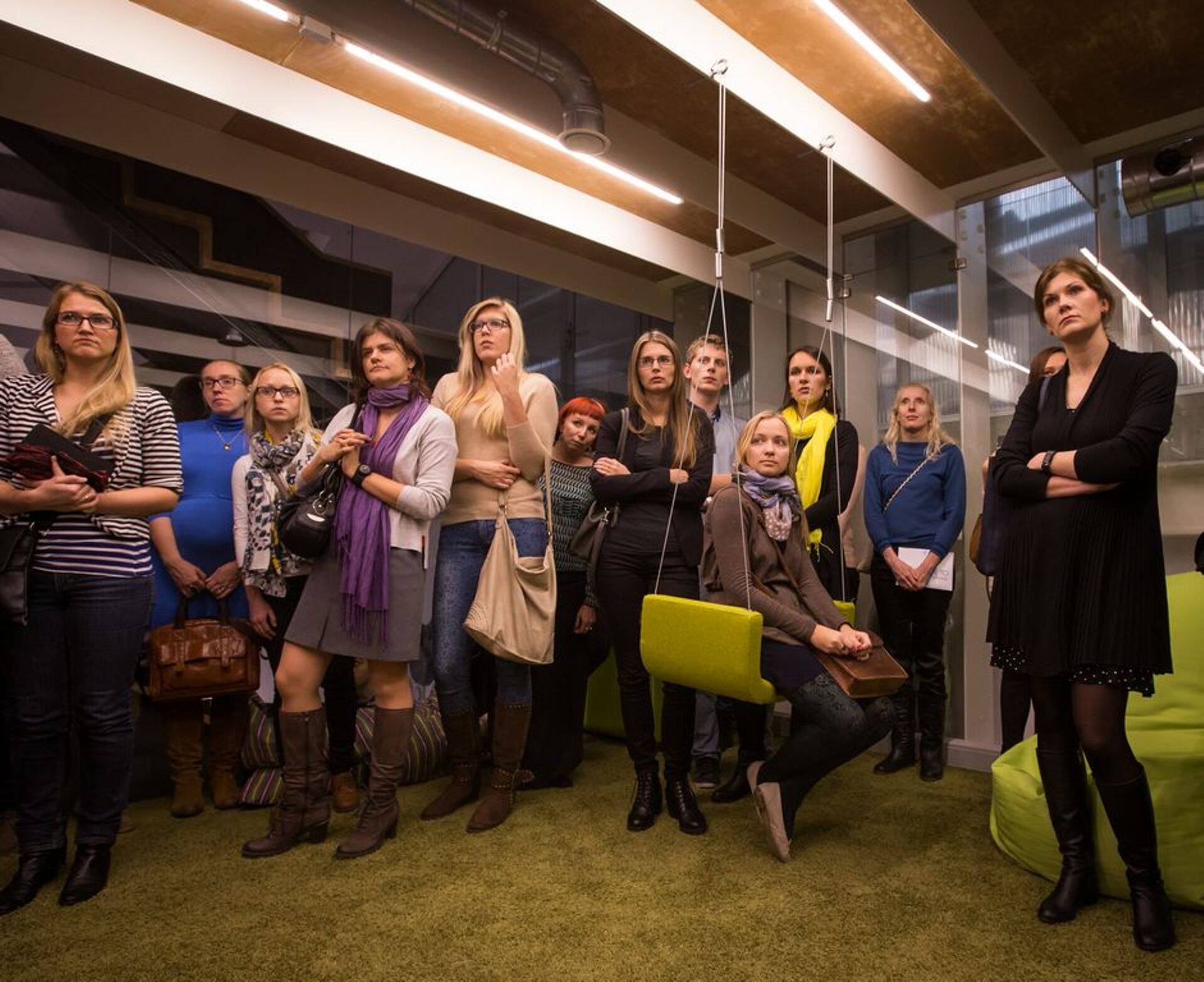 Tech Sistersi kohtumine TransferWise'i kontoris.