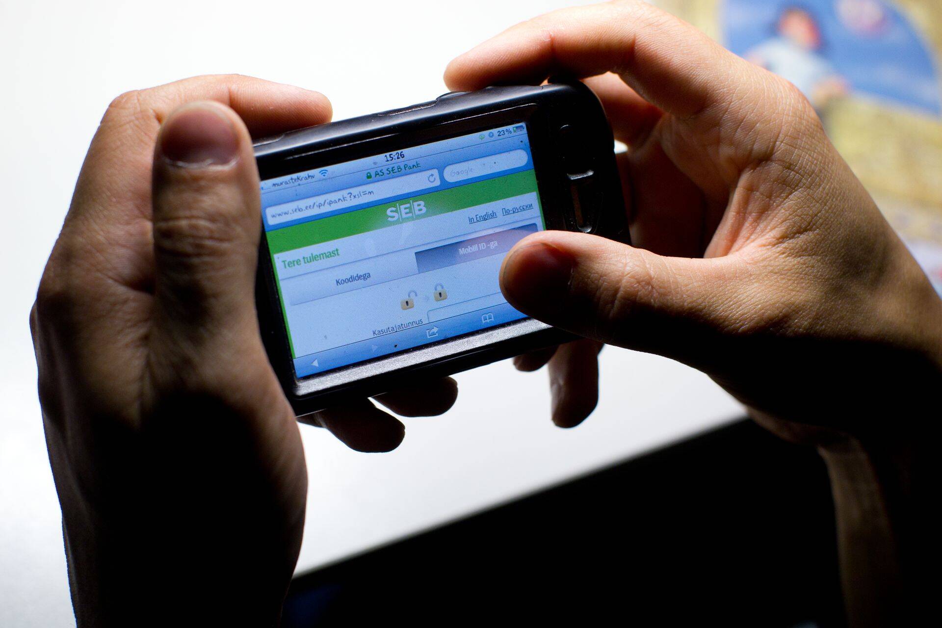SEB mobiilikeskkond (foto on illustratiivne).