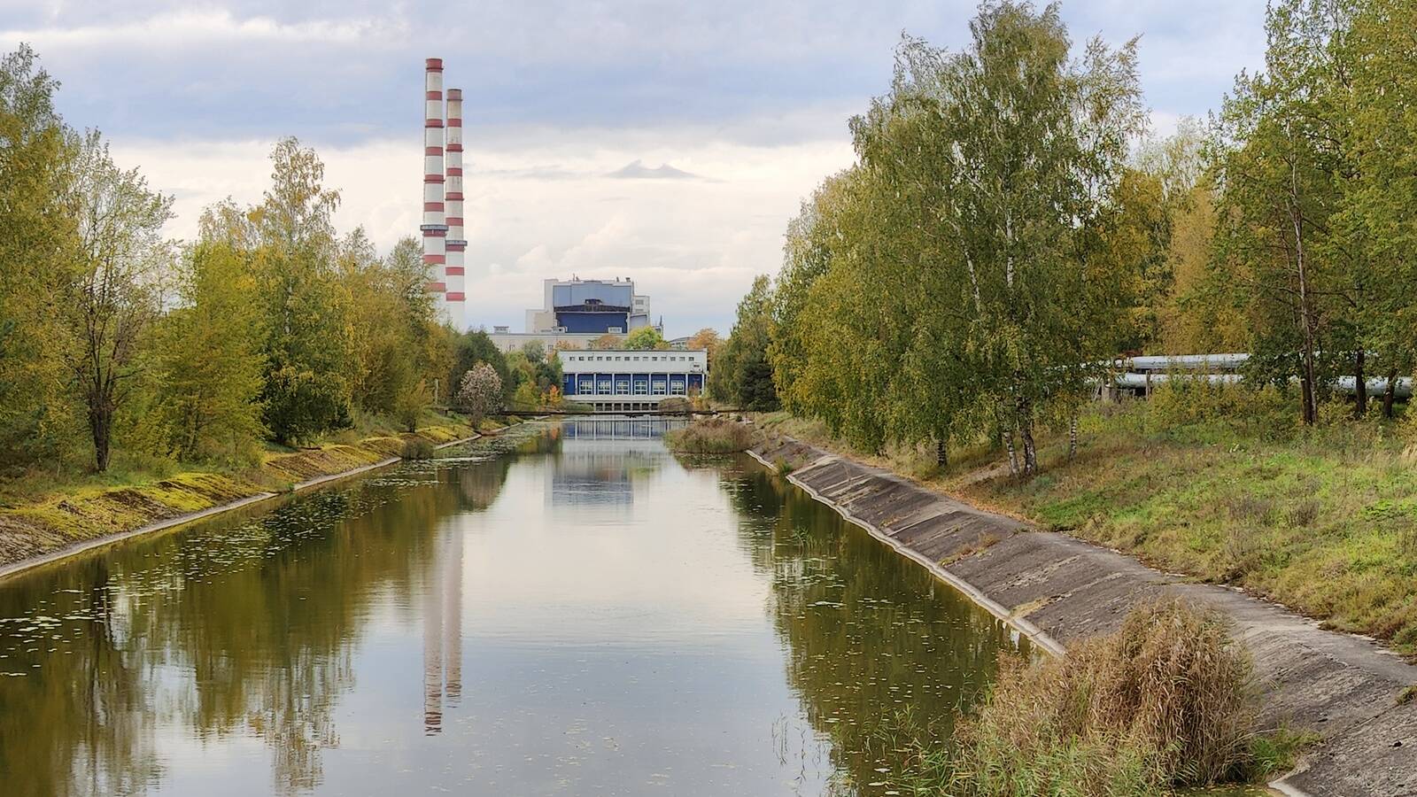 Балтийская электростанция в Нарве.