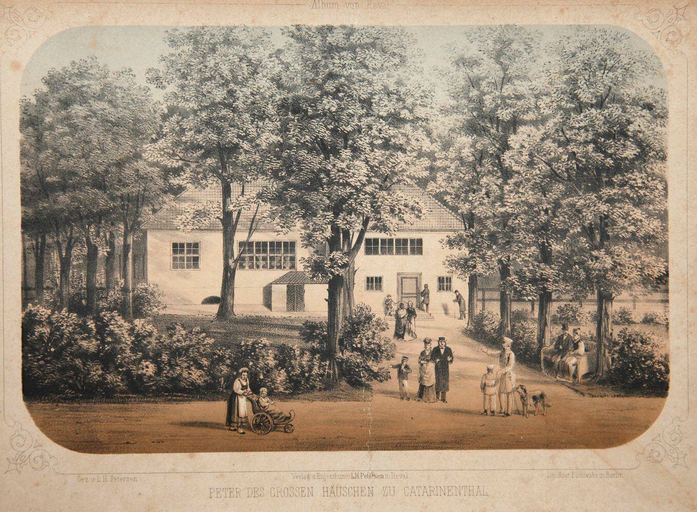 Peeter I maja avati külastajatele 1806. aastal.