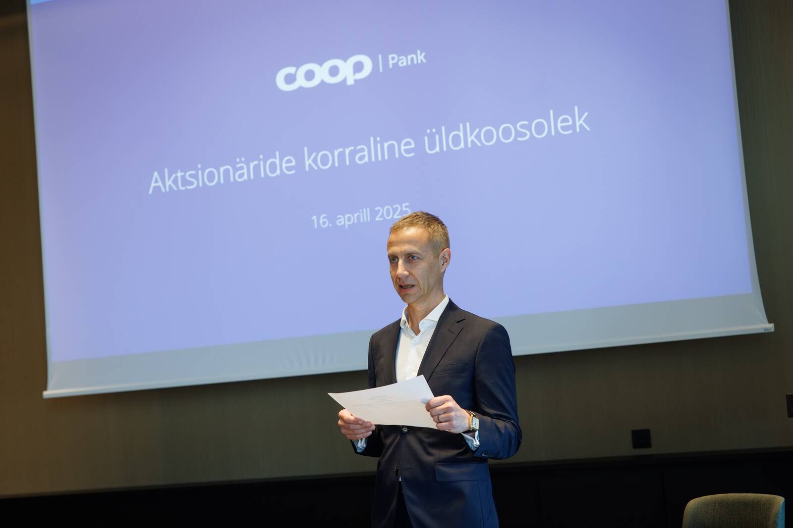 Teisipäeval avaldab Coop Pank aprillikuu tulemused.