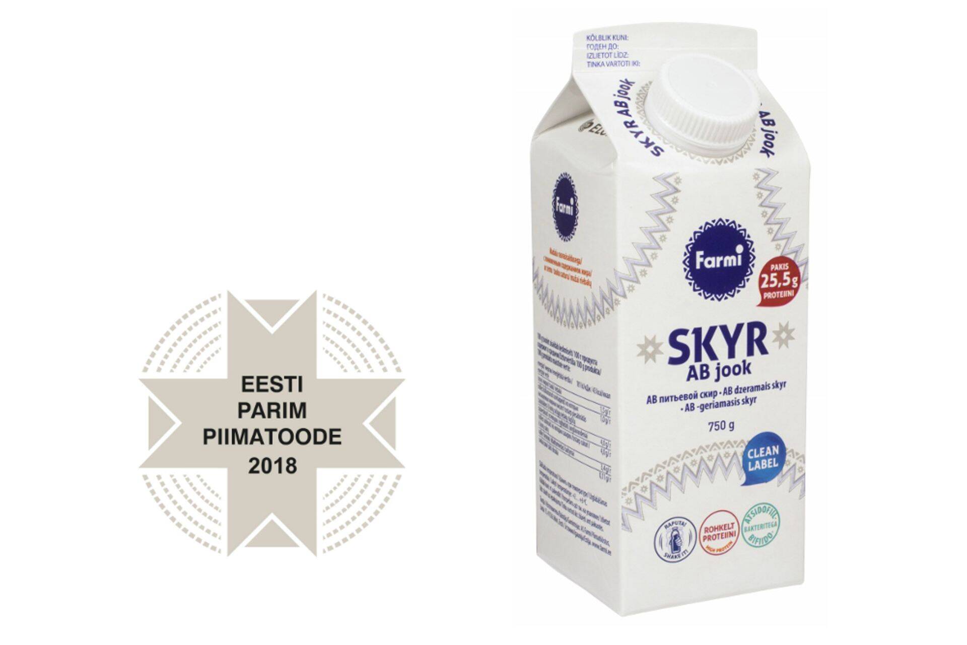 Farmi piimatööstus jõudis Emori meeldivate brändide edetabeli esikümnesse