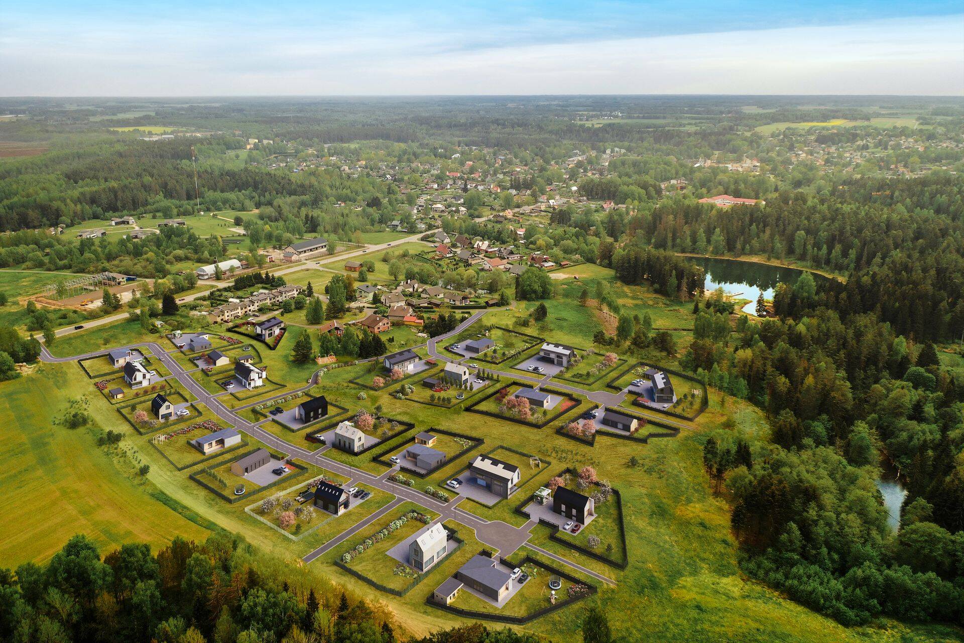 Visioon noorte perede elurajoonist Tõrvas.