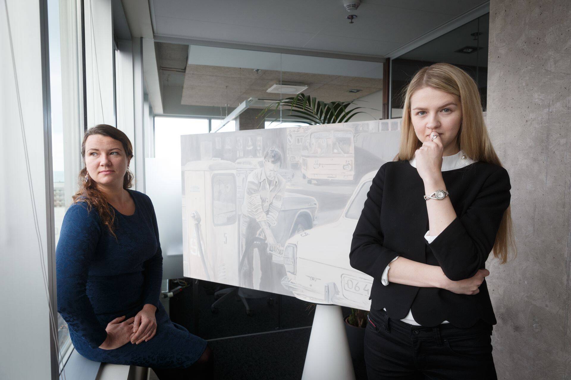 Trinit advokaadid Karmen Turk (vasakul) ja Maarja Pild.