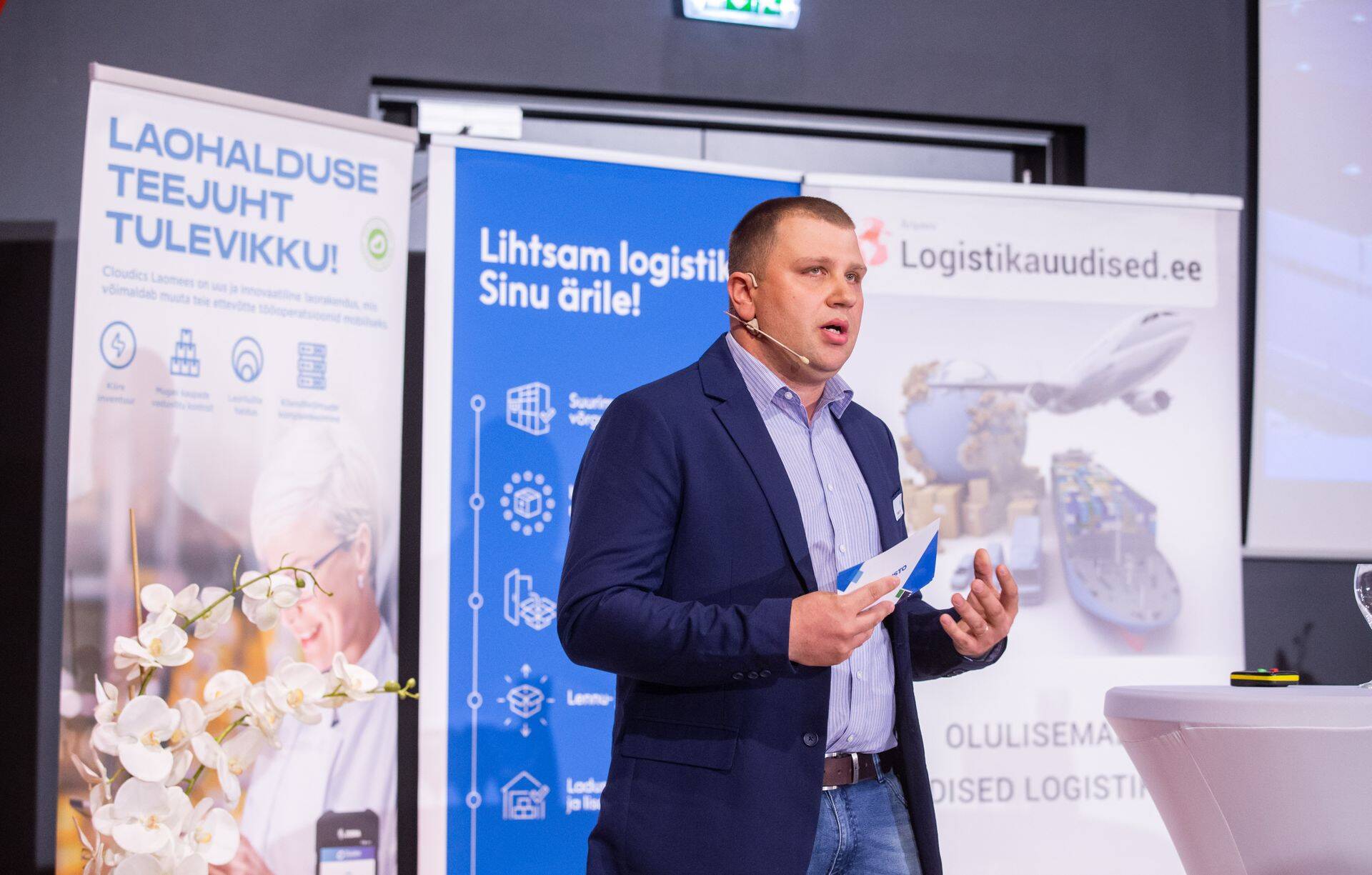 Ensto Building Systemsi laojuht Tarmo Rais kirjeldab, kuidas Ensto tootmise ja lao vahele rongiliini juurutas.