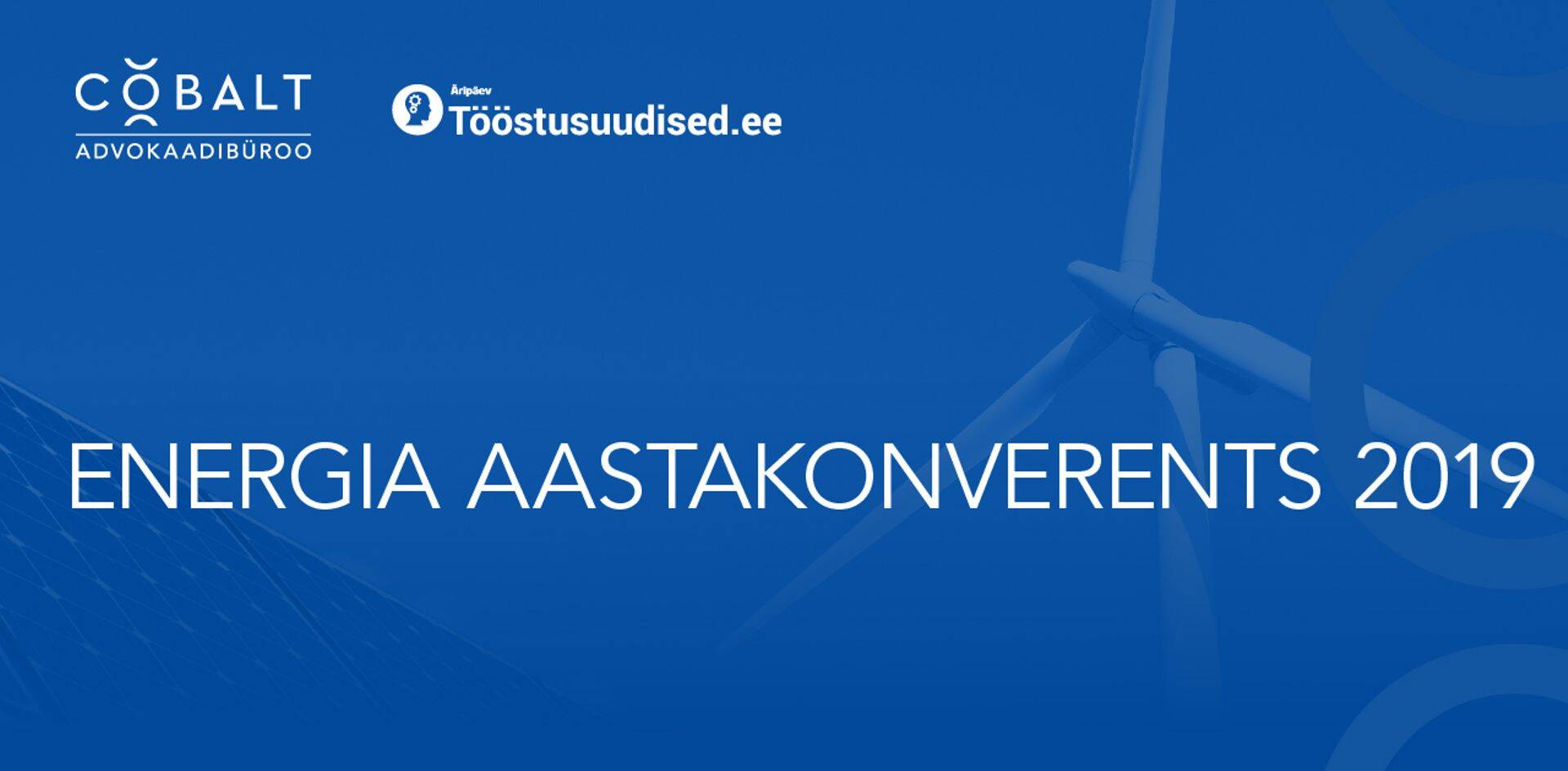 Energia aastakonverents 2019 toimub 4. detsembril Swissoteli konverentsikeskuses