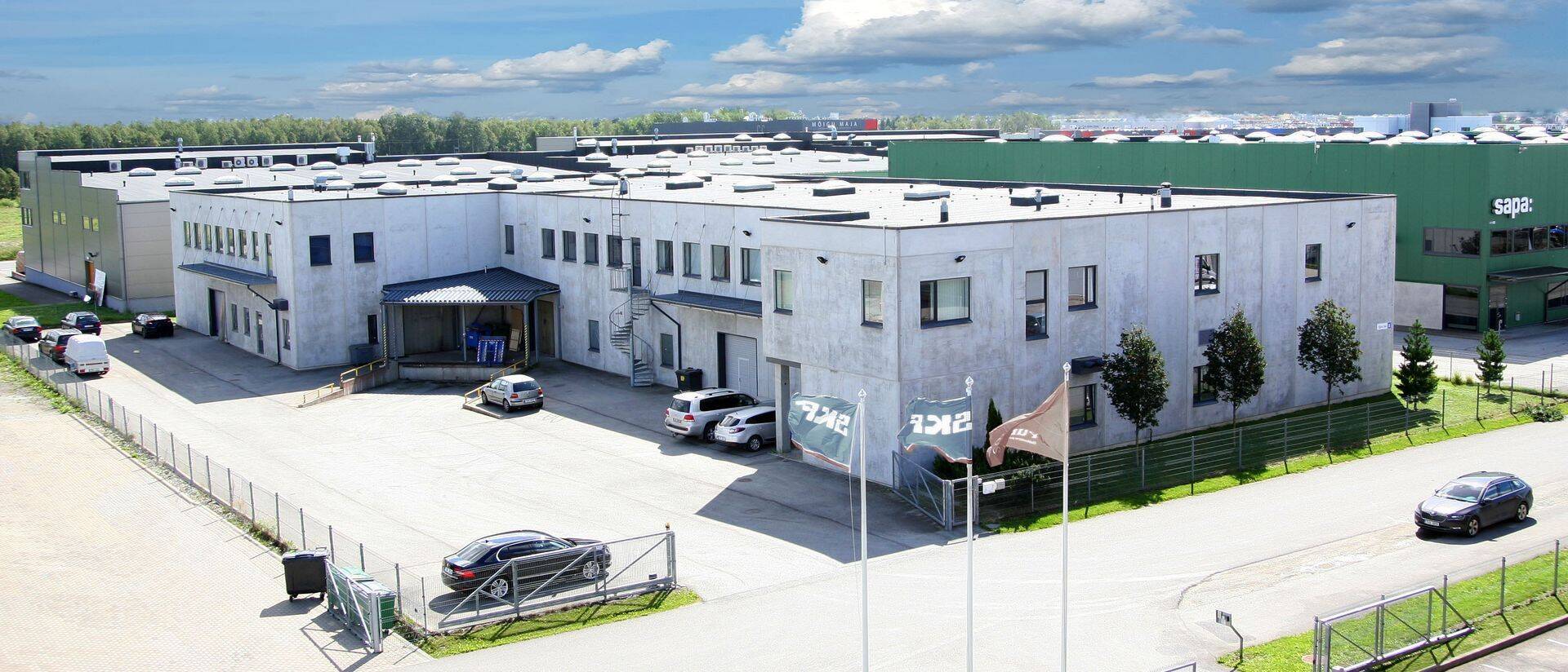 Radiuse uus tootmishoone Mõigu tööstuspargis.