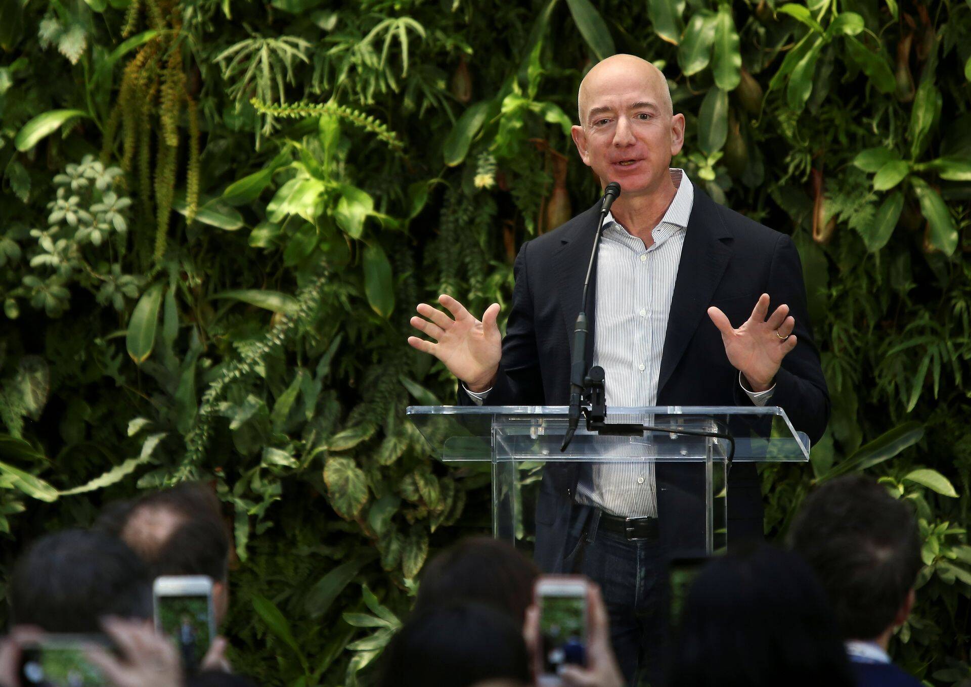 Amazoni juht ja maailma rikkaim inimene Jeff Bezos.