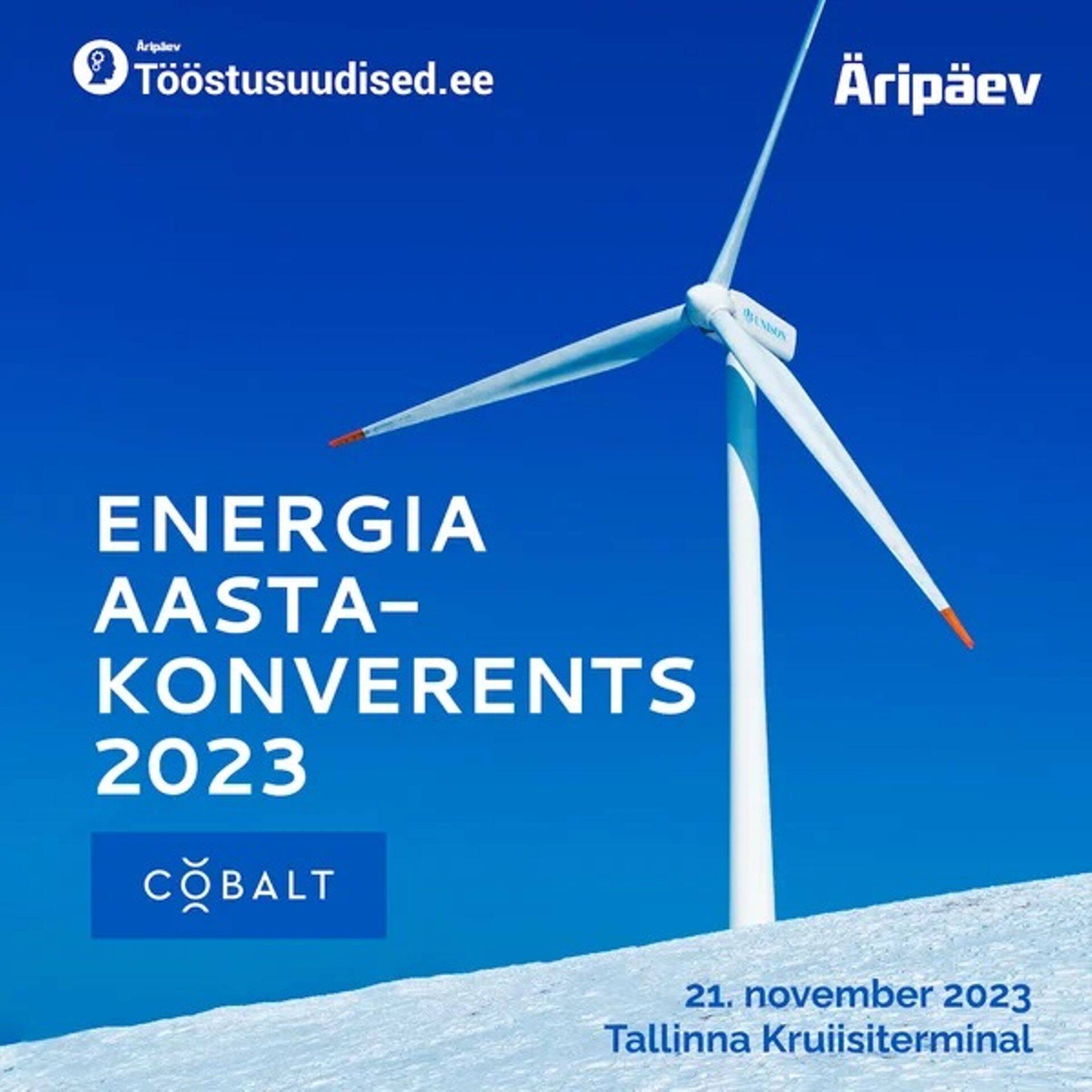 Energia aastakonverents toimub juba 21. novembril 2023 Tallinna Kruiisiterminalis.