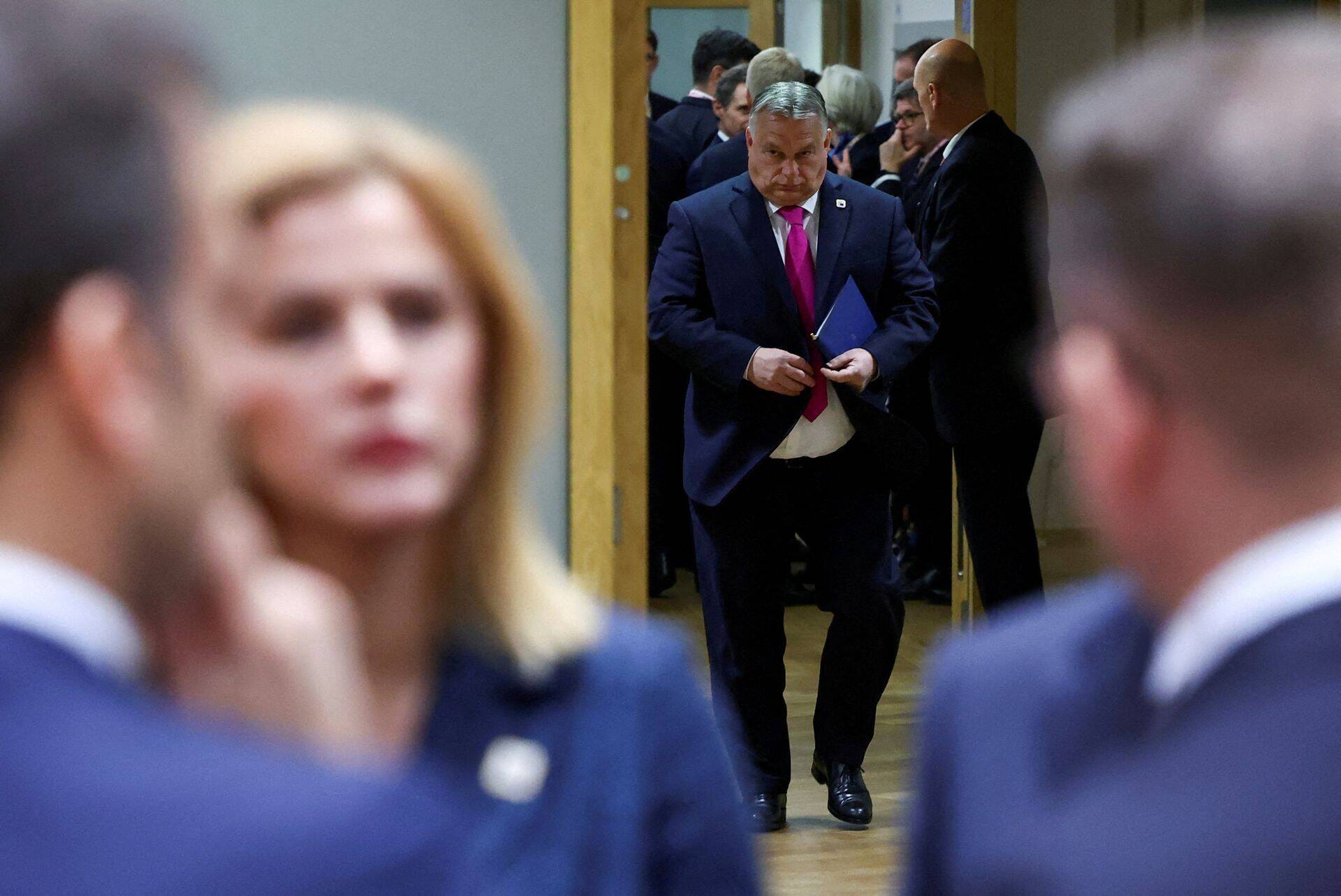 Премьер-министр Венгрии Виктор Орбан на саммите Евросоюза в середине декабря.