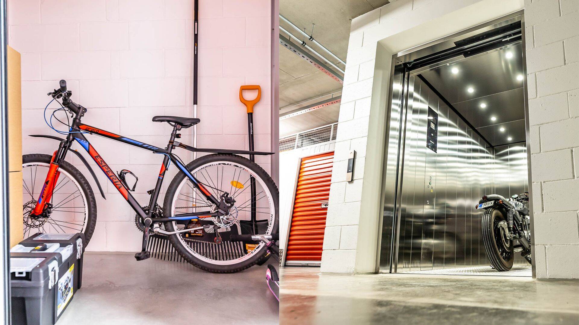 2-2.5 m2 suurune miniladu mahutab samaaegselt näiteks jalgratta, kuni 8 kolimiskasti, aiatarvikud ja muud väiksemad esemed. Korruste vahel saab mugavalt liikuda kaubaliftiga