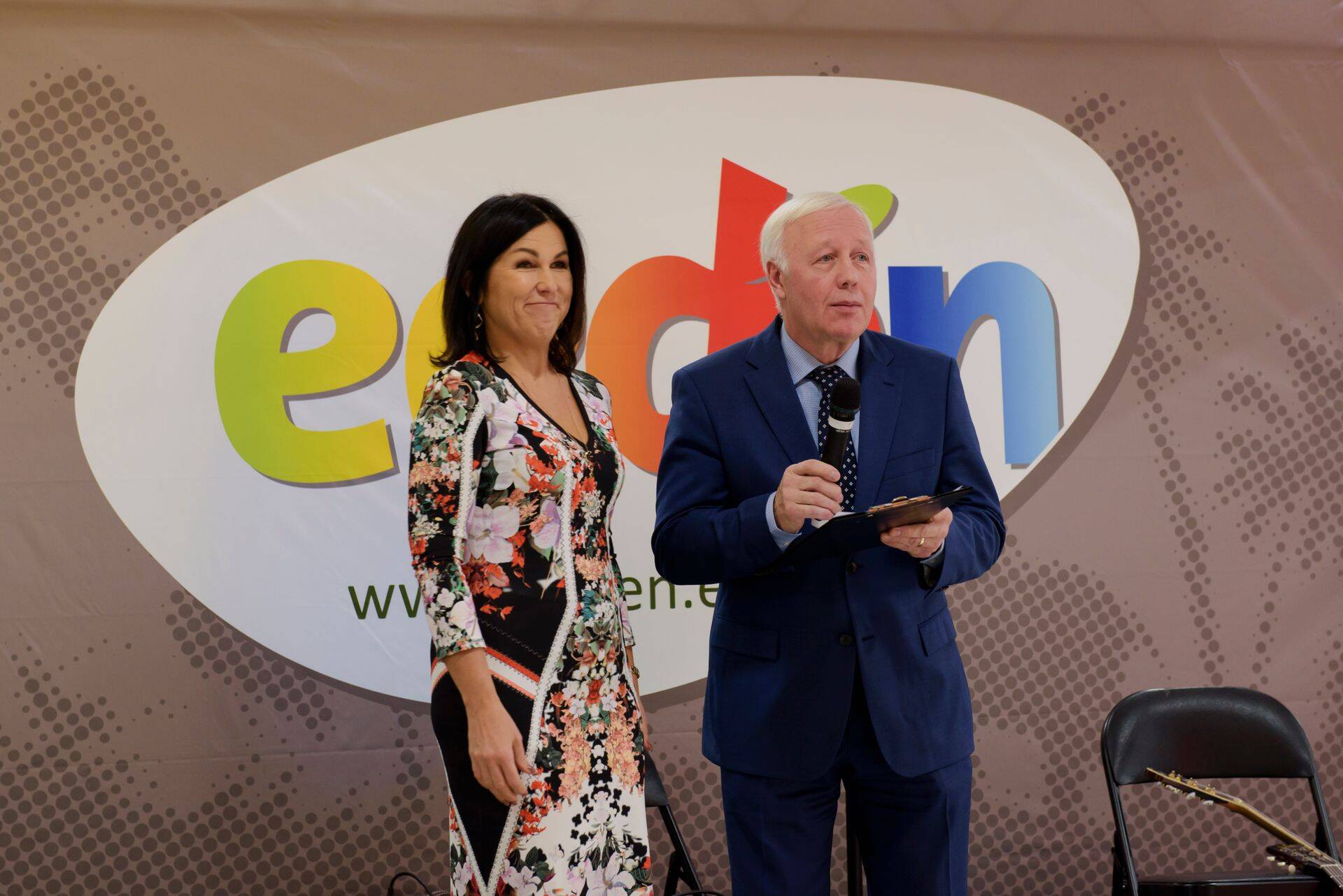 Eedeni juhatuse liige Kaire Krevald ja nõukogu esimees Veljo Ipits