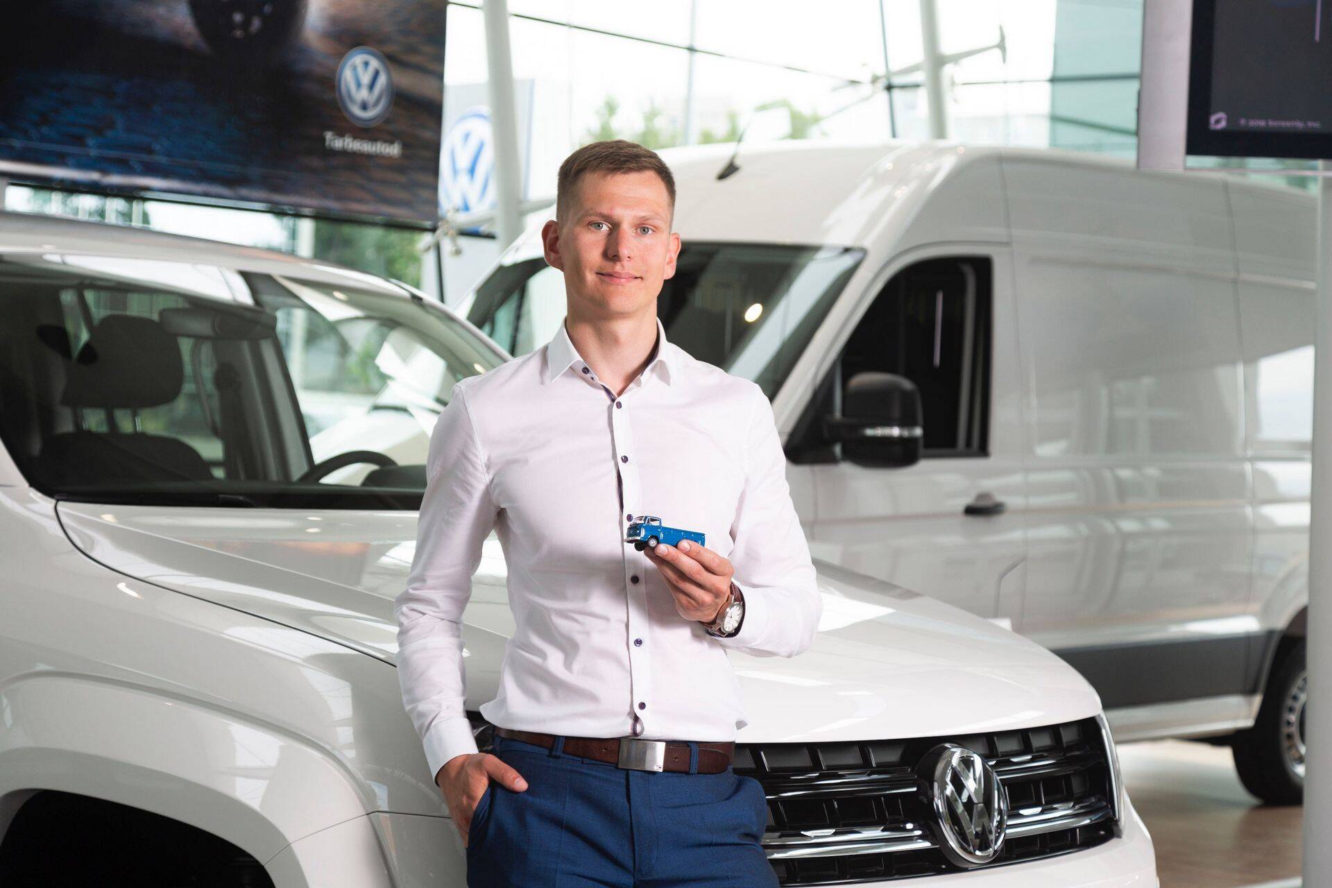 менеджер по продажам коммерческих автомобилей Moller Auto Маргус Вийлеберг