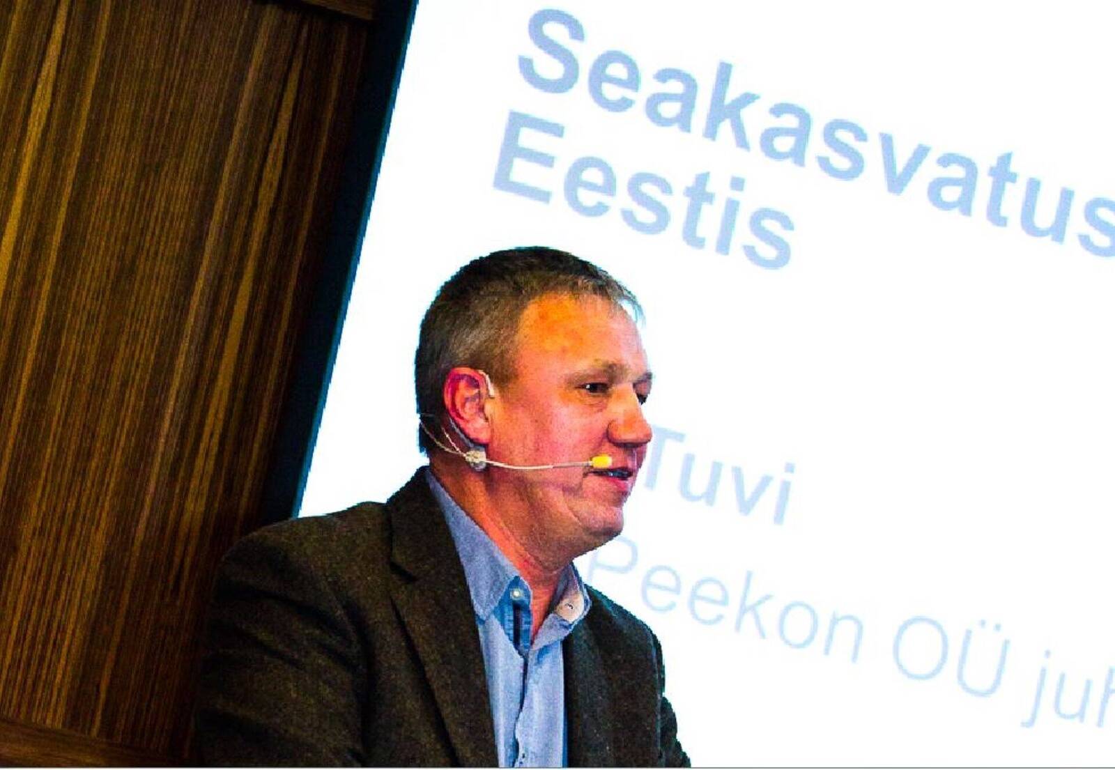 Mati Tuvi Põllumajanduse Äriplaani konverentsil aastal 2018.