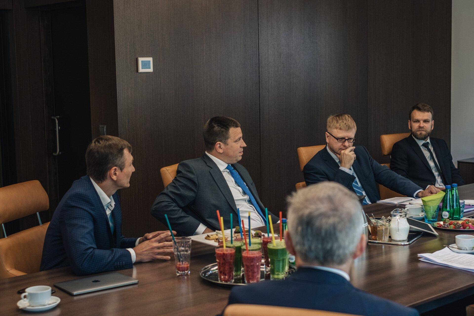 Ülemiste City juhtide kohtumine peaminister Jüri Ratasega