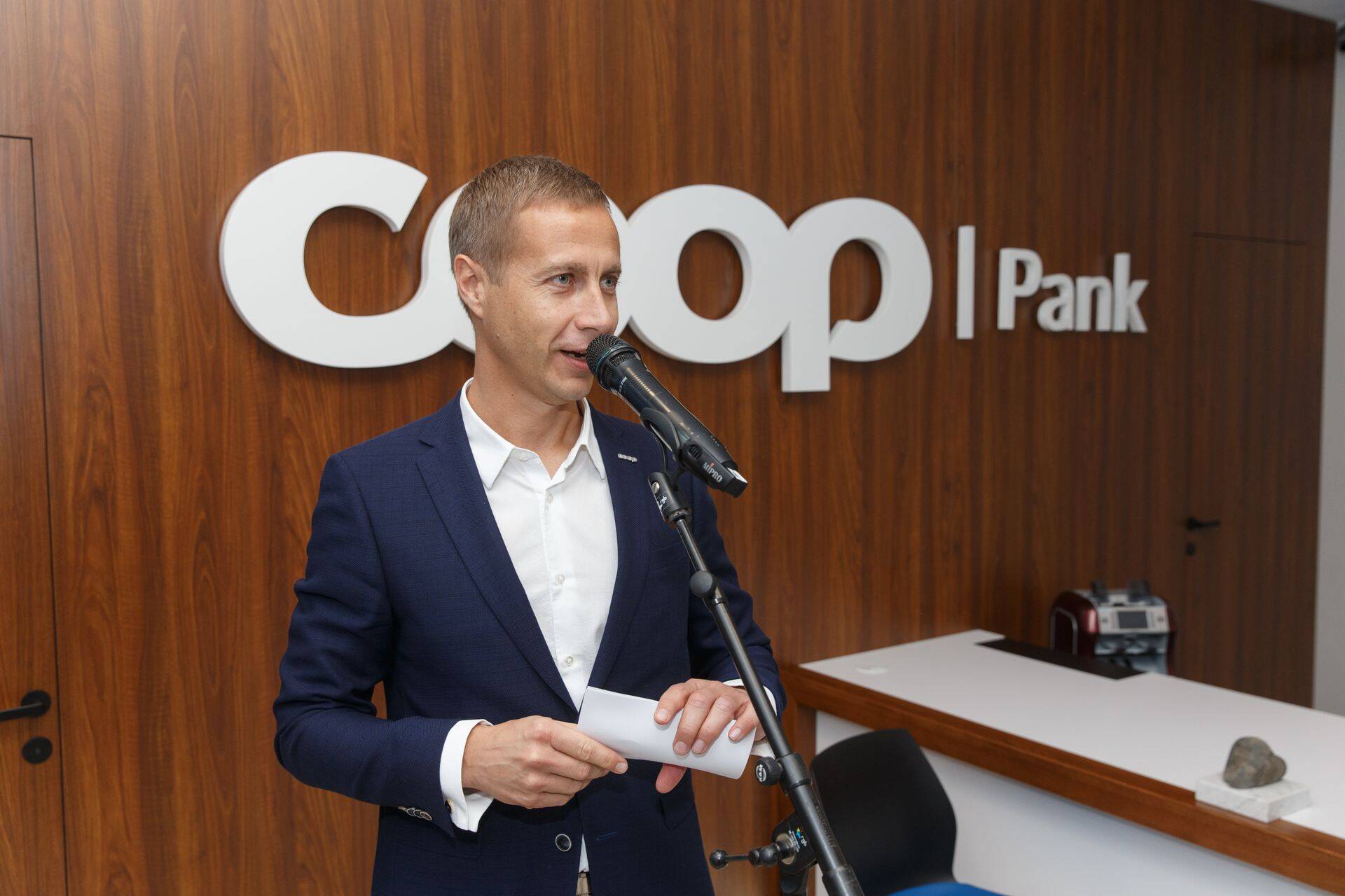 Coop Pank ühendas panganduse jaekaubandusega. Uudne pank kavatseb teha börsidebüüdi juba käesoleva aasta sügisel. Pildil Coop Panga juhatuse esimees Margus Rink.