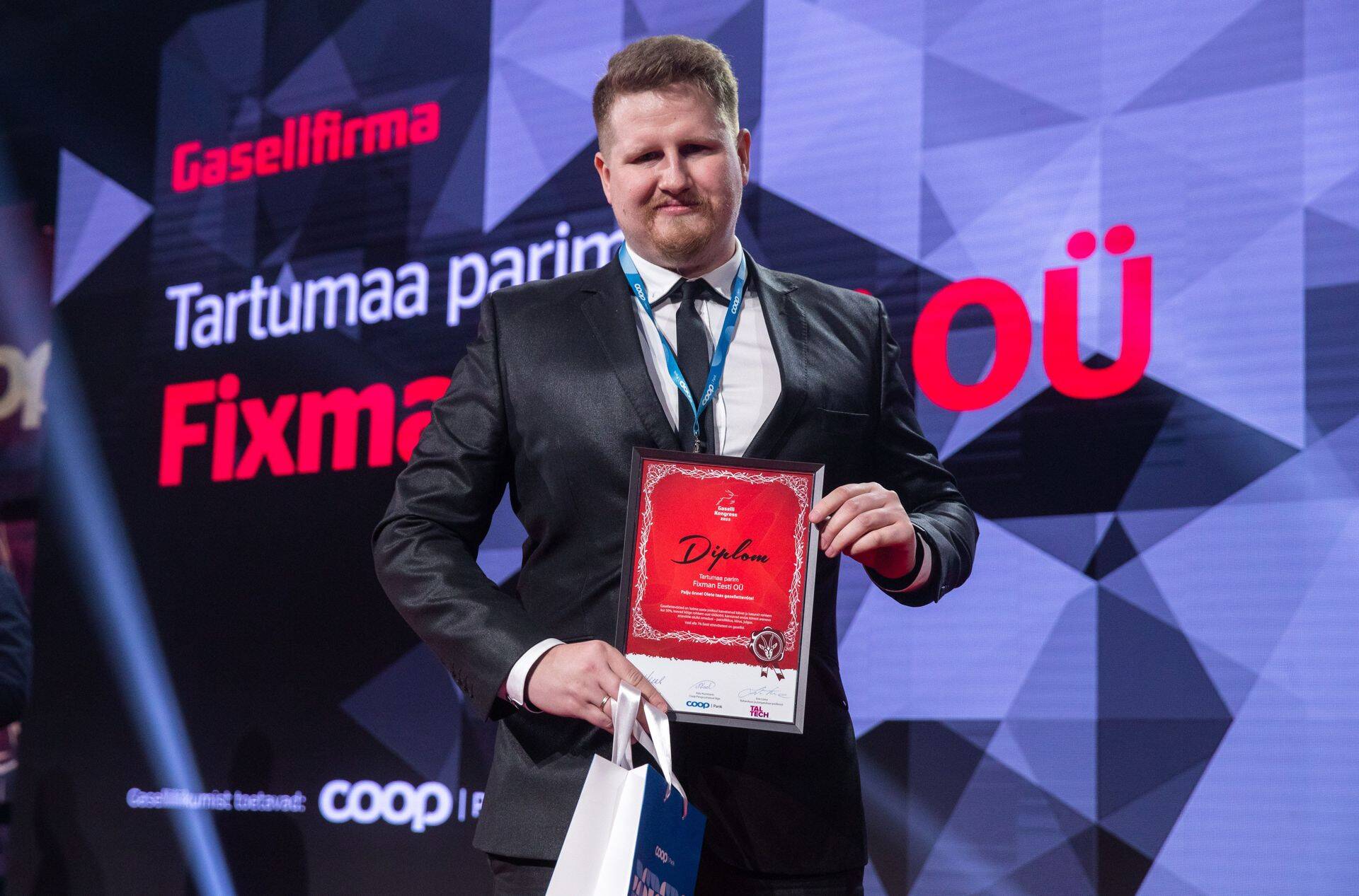 Tartumaa parima gasellettevõtte Fixman Eesti juht Kristen Roose.