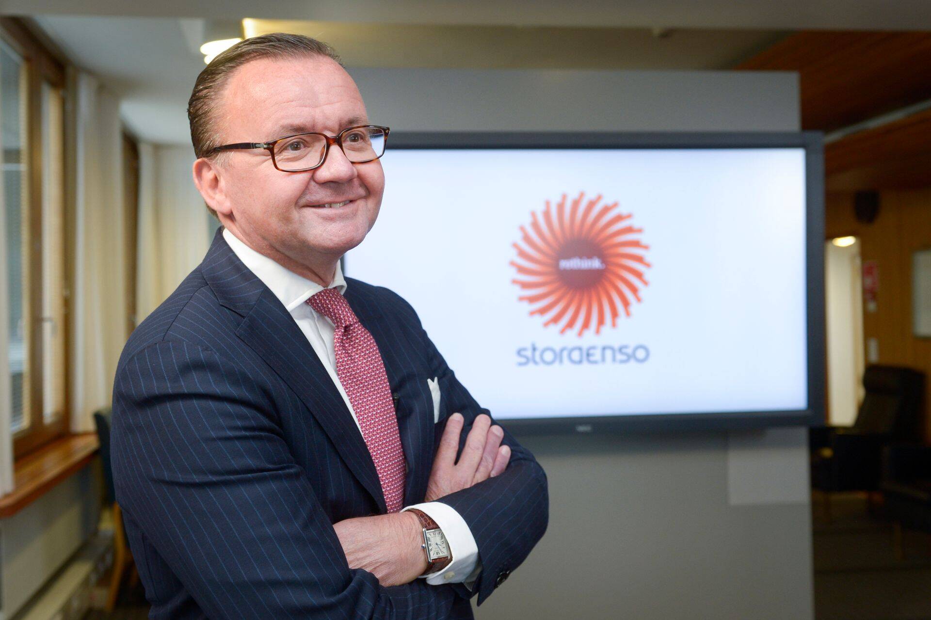 Stora Enso juht Karl-Henrik Sundström 2014. aastal.