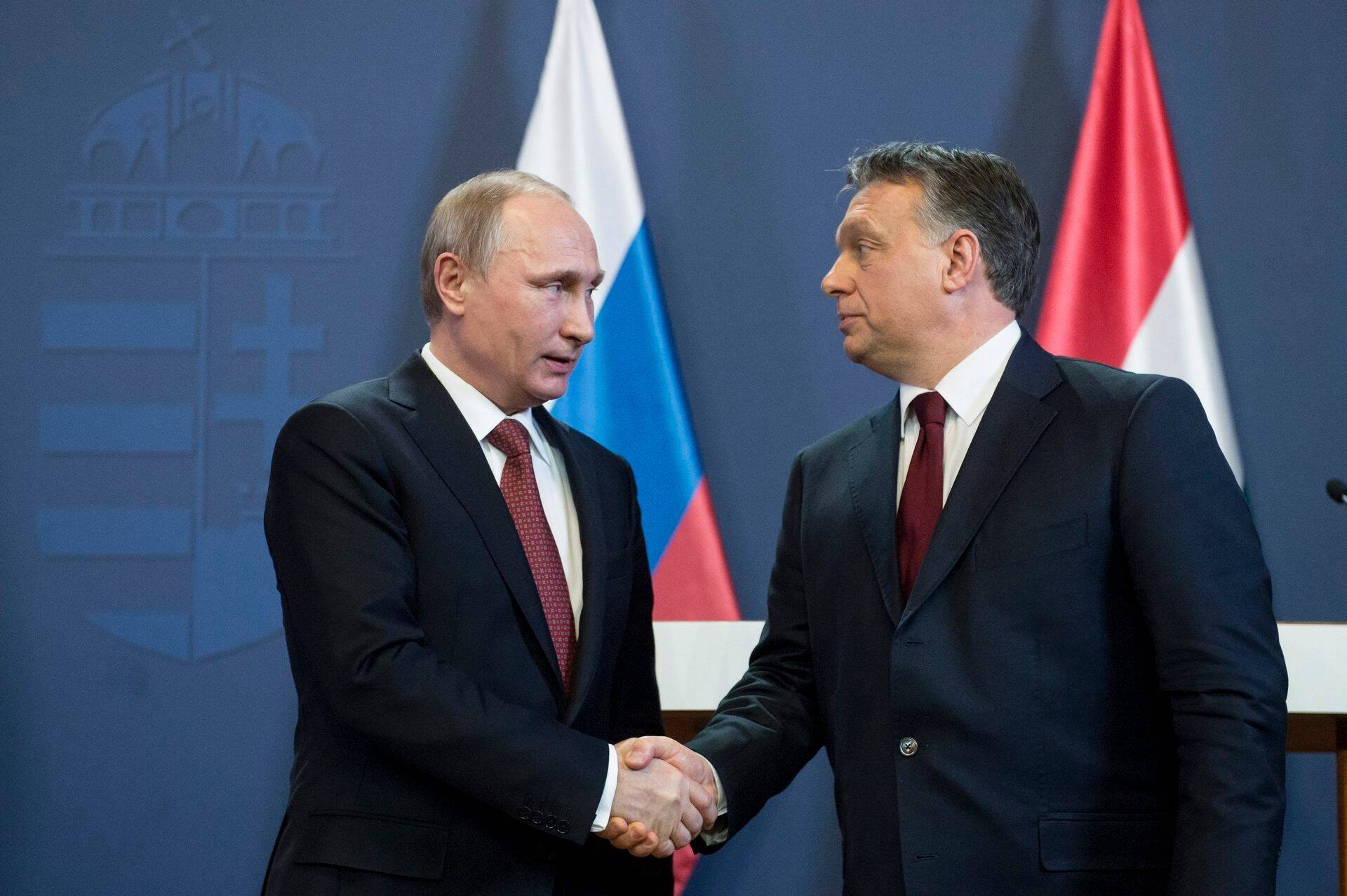 Vladimir Putin ja Viktor Orban.