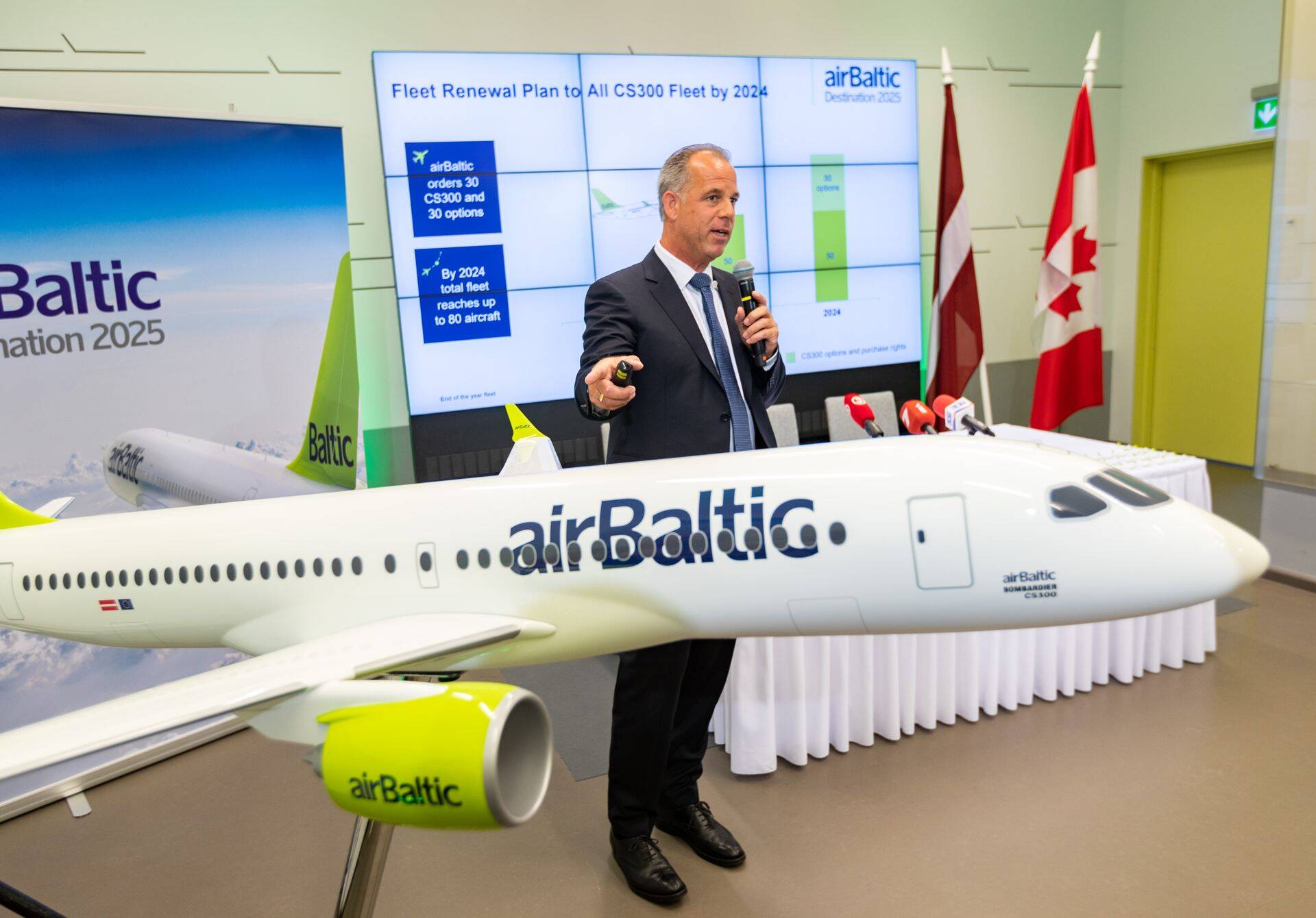 airBalticu tegevjuht Martin Gauss.