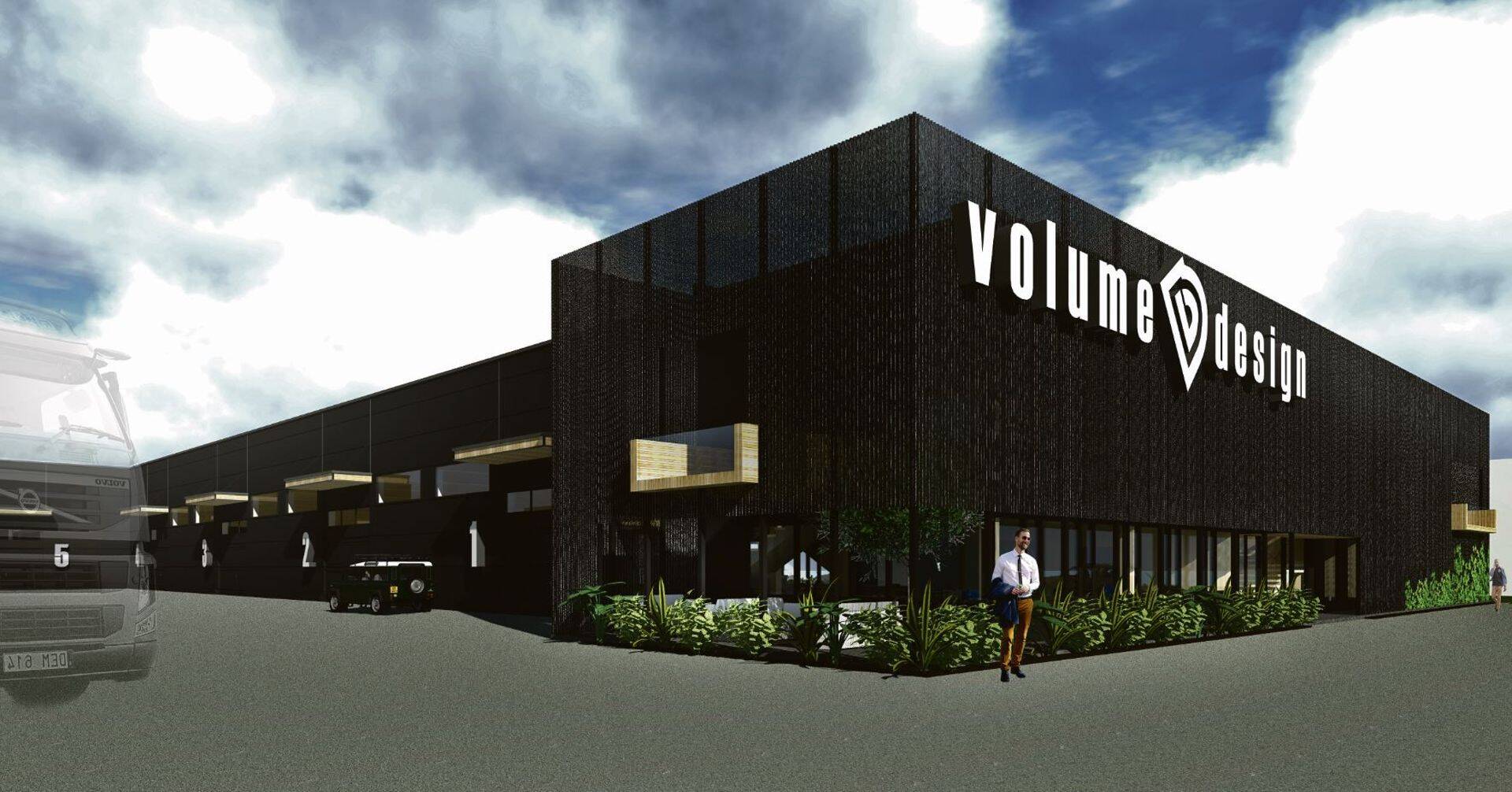 Volume Design uus uus, ligi 4000 m2 suurune tootmis-ja büroohoone valmib Rae Tehnopargis 2020. aasta aprillis