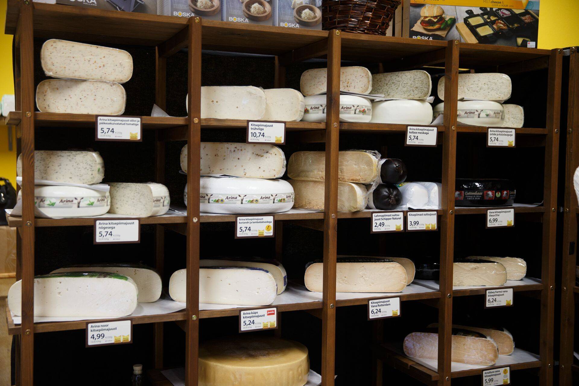 Жители Эстонии всё больше предпочитают отечественные продукты