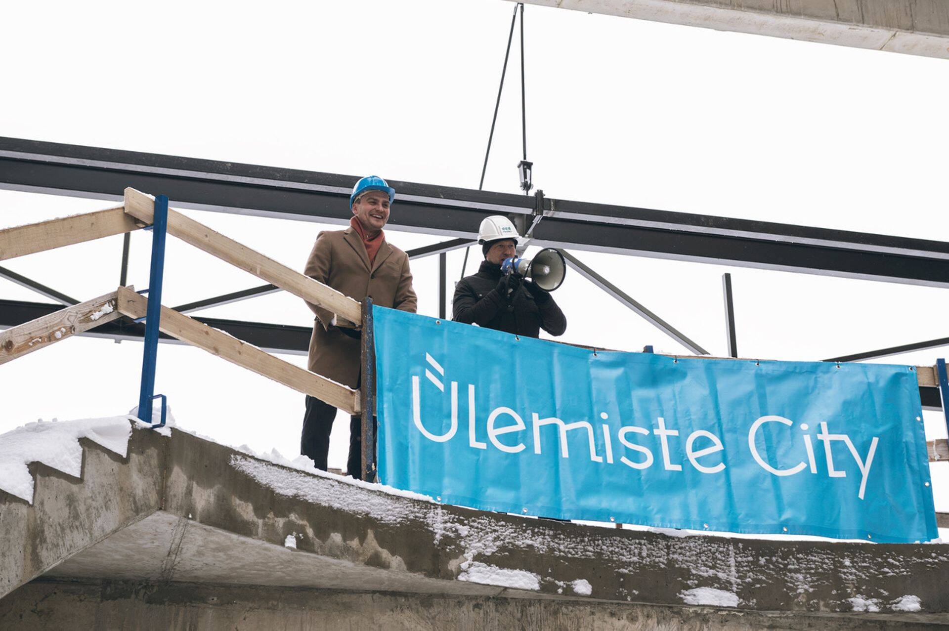 Eesti suurima büroomaja uus torn saavutas täiskõrguse