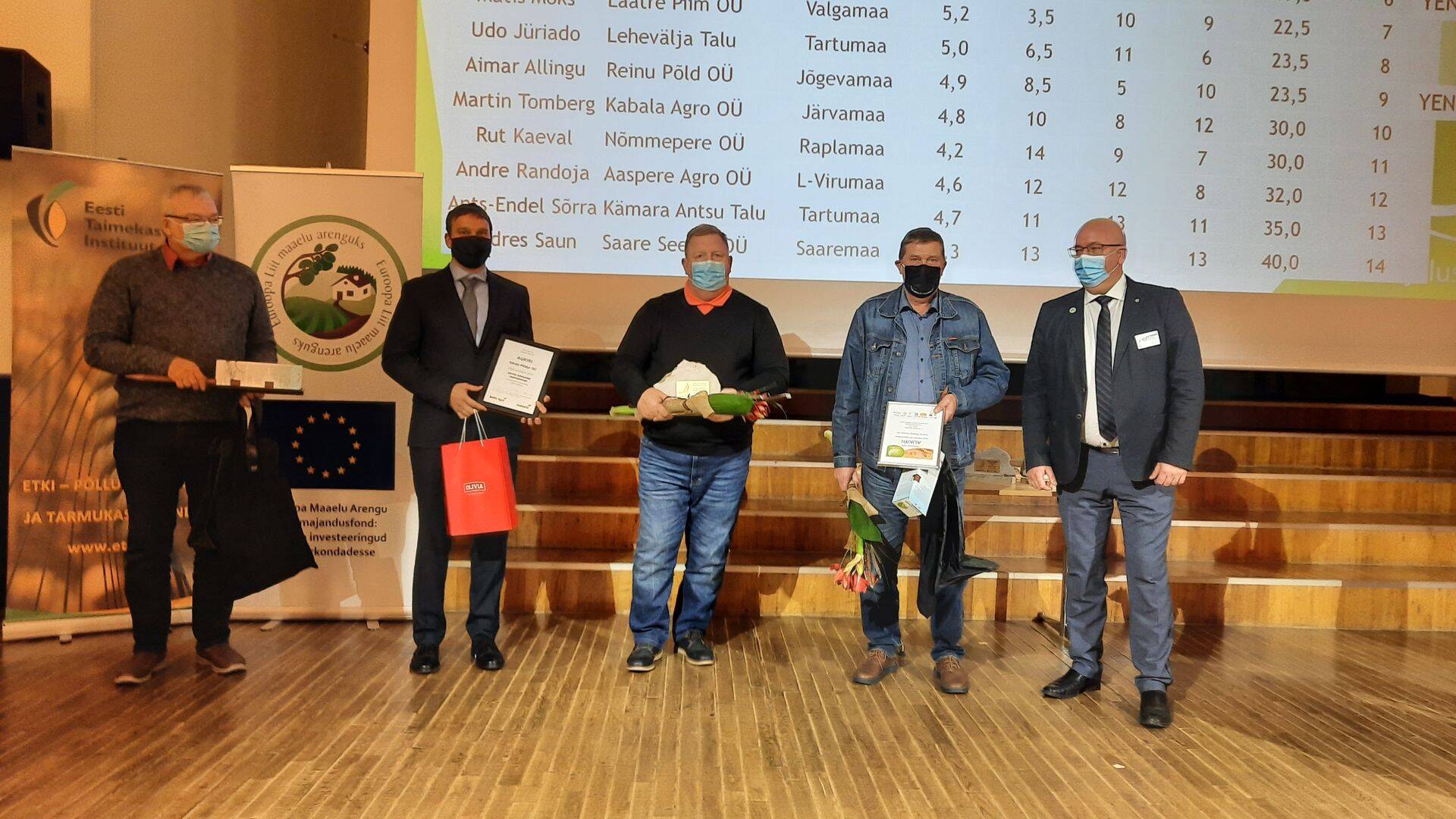 Parimad rapsikasvatajad.