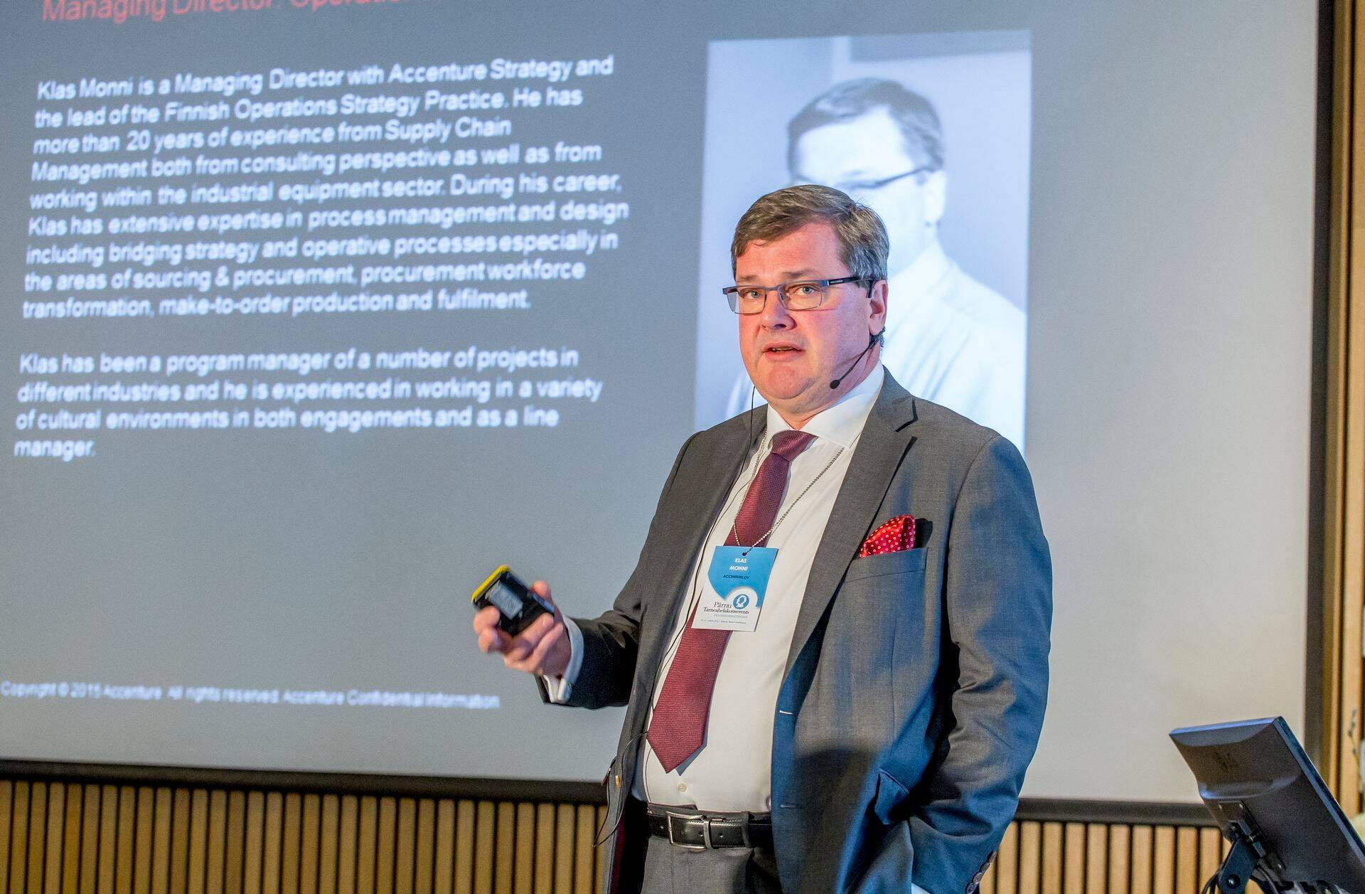 Accenture Soome tegevjuht Klas Monni.
