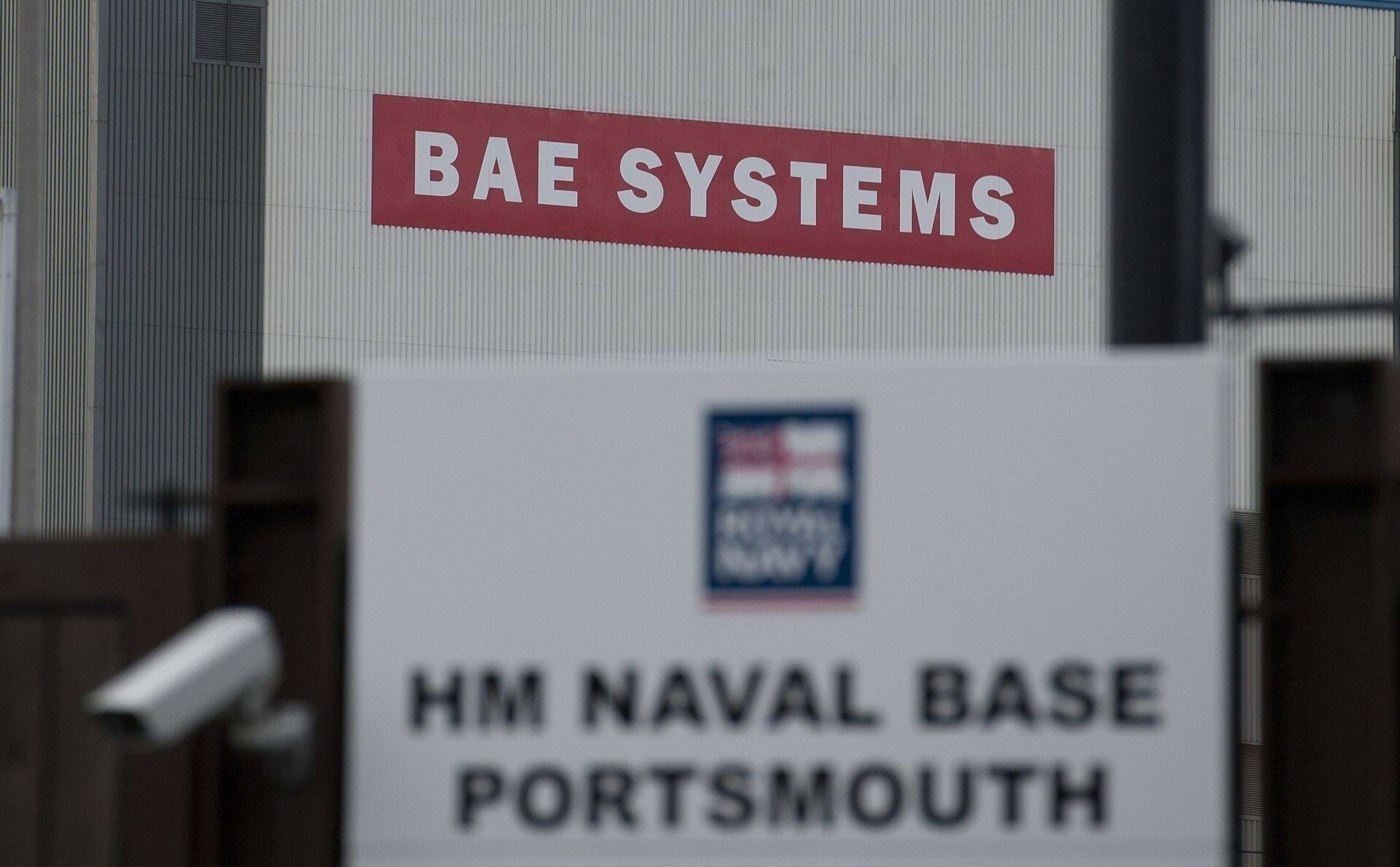 BAE Systemsi mereväebaas Portsmouthis.