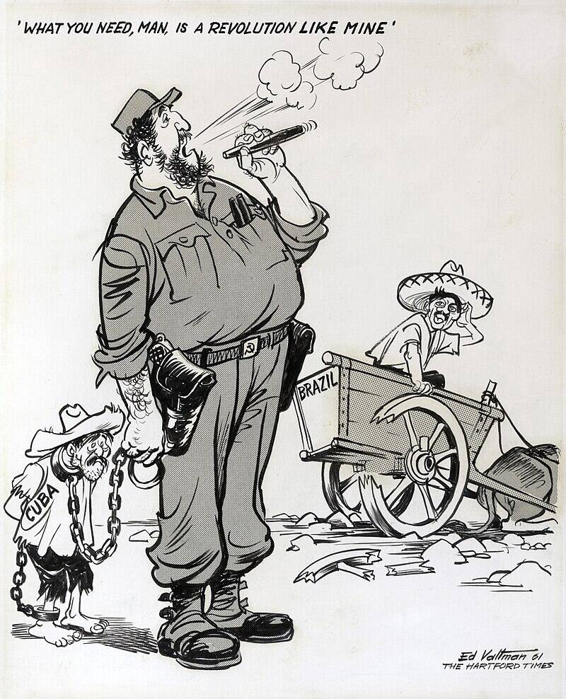 Edmund Valtmanile 1962. aastal Pulitzeri preemia toonud karikatuur.
