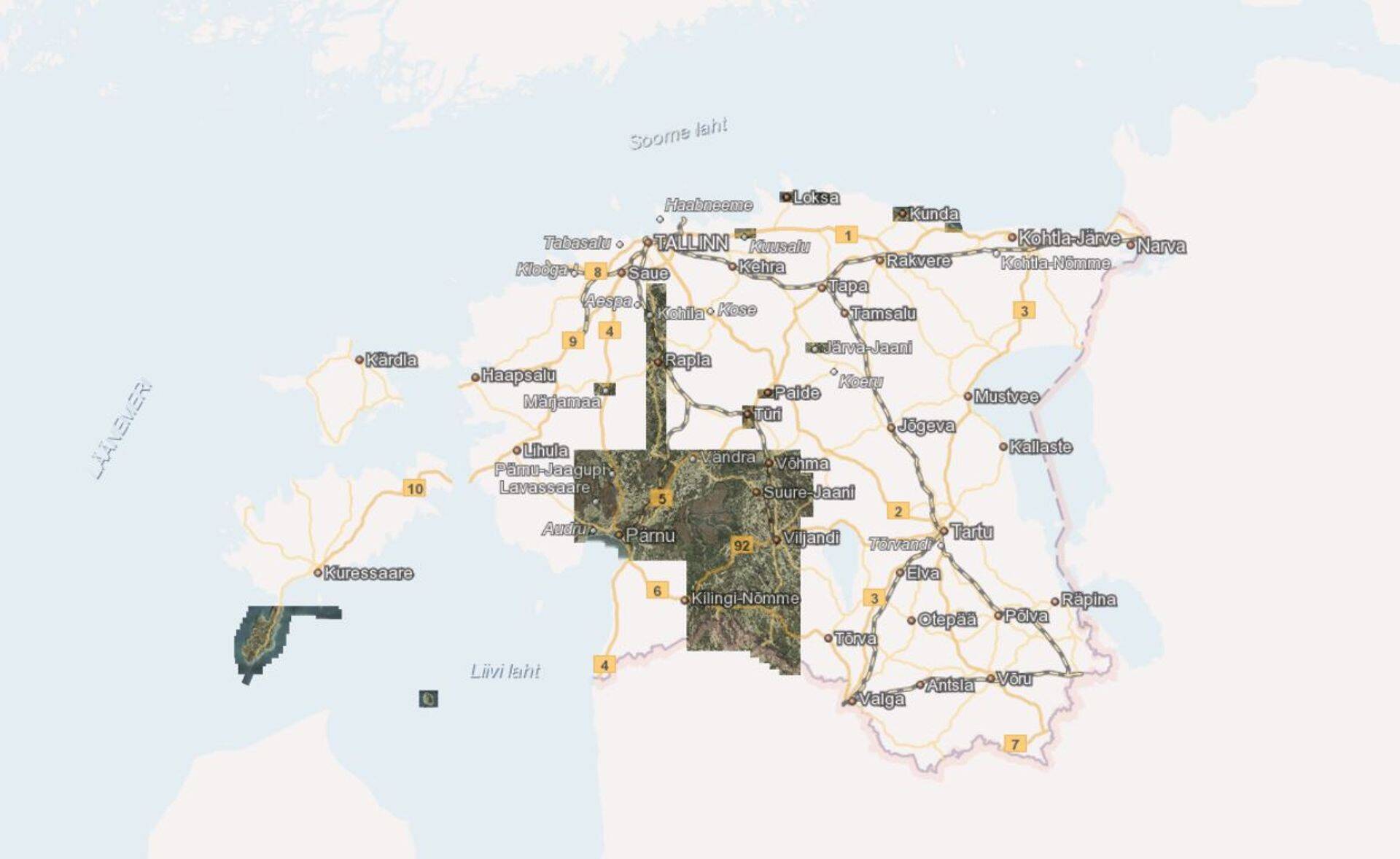 Igal aastal lendab Maa-ameti lennuk üle enam kui poolest Eestimaast.