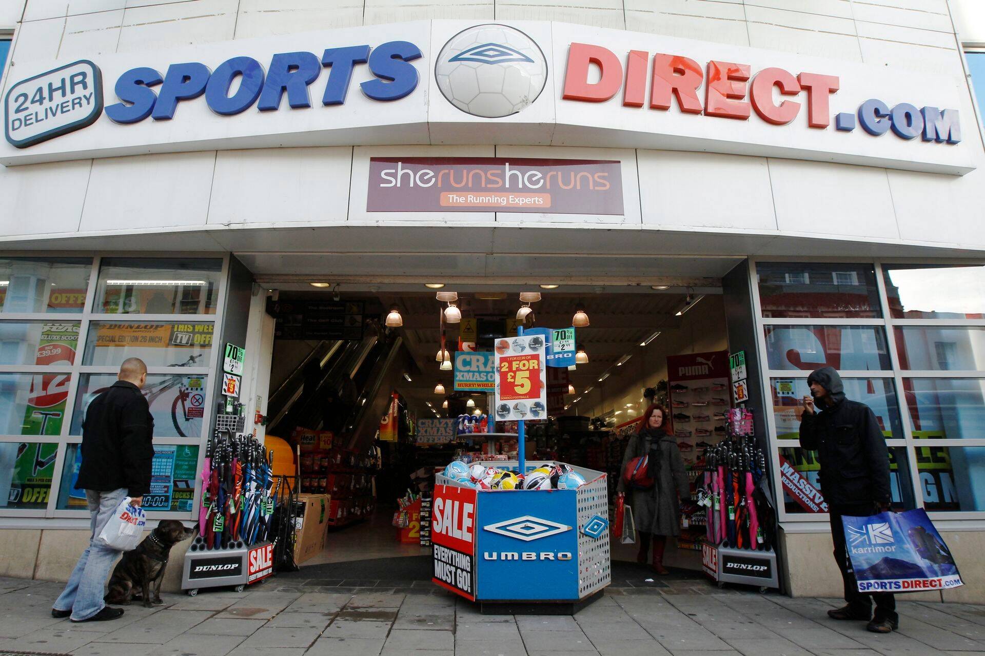 Sports Directi kauplus Brightonis.