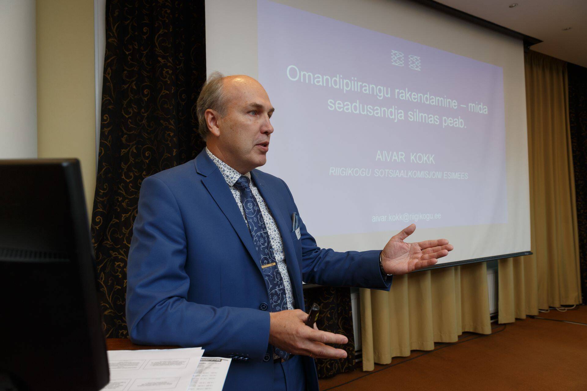 Riigikogu sotsiaalkomisjoni esimees Aivar Kokk