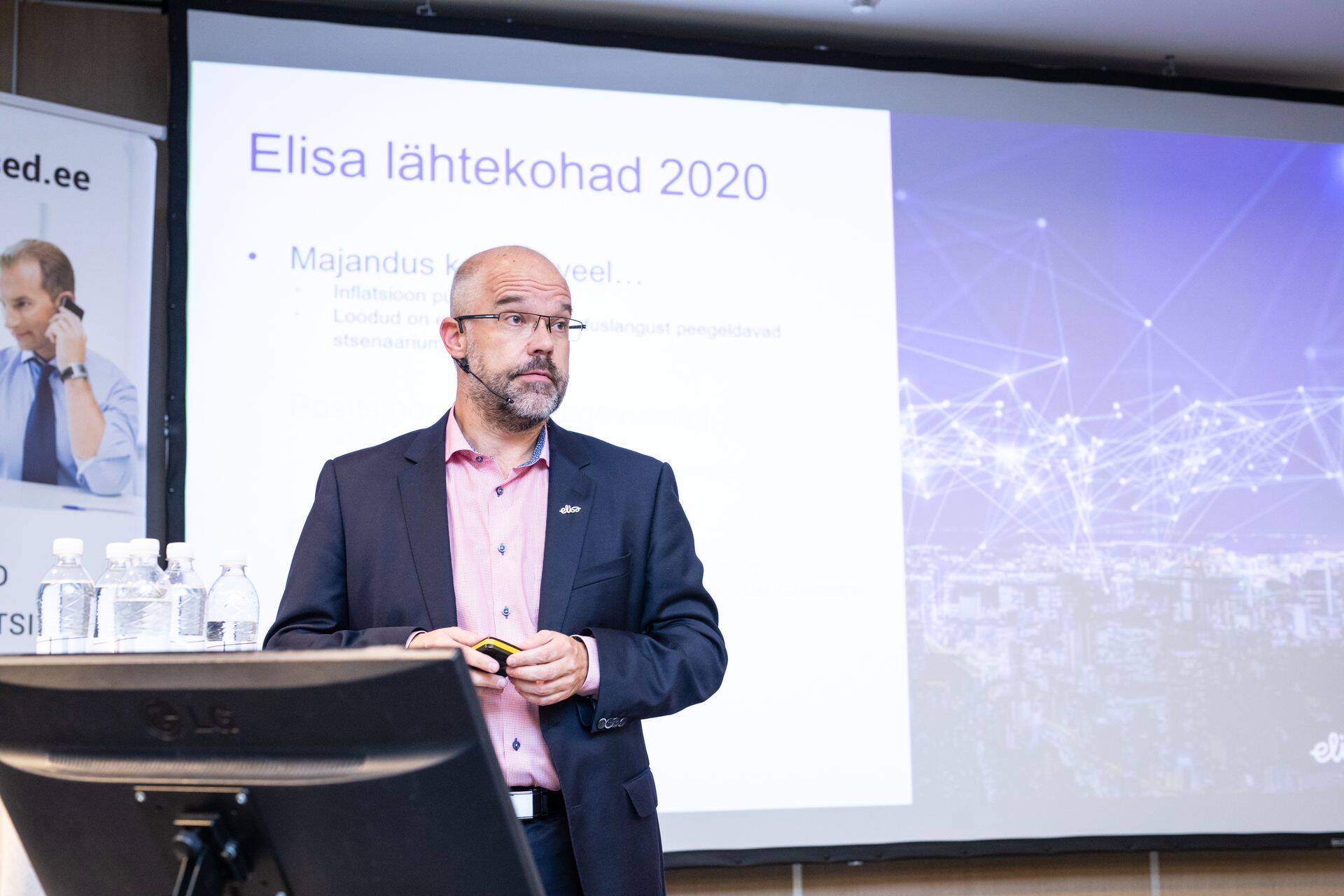 Elisa Eesti juht Sami Seppänen IKT aastakonverentsil 2019.