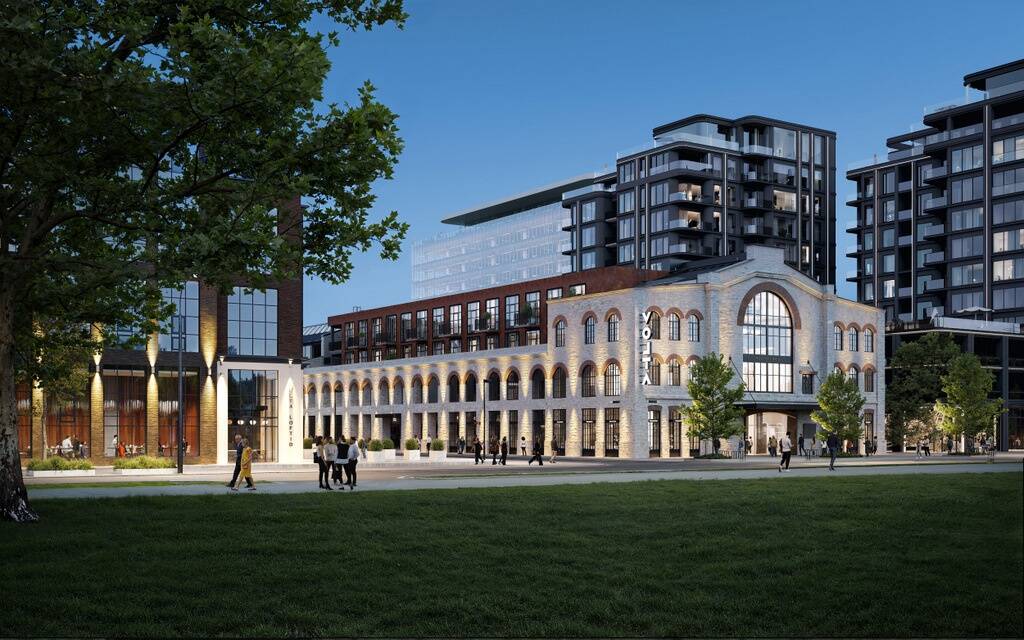 Vaade Volta HUB-ile Tööstuse tänavalt.