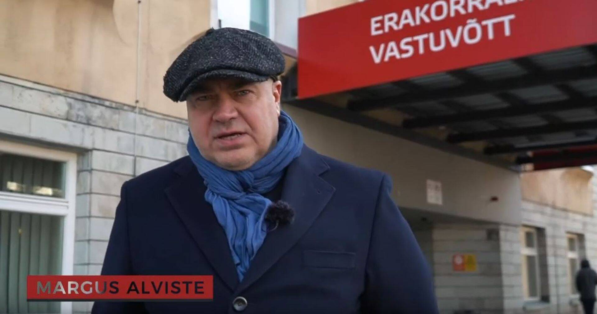 Kaader Margus Alviste pöördumisest YouTube´is.